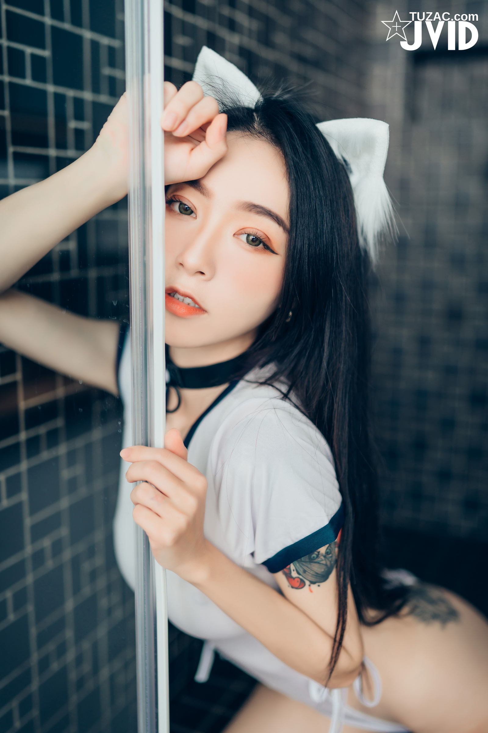 JVID-飘飘-猫娘女友-全真空死库水女仆-足控-激凸透点-2021.02.22