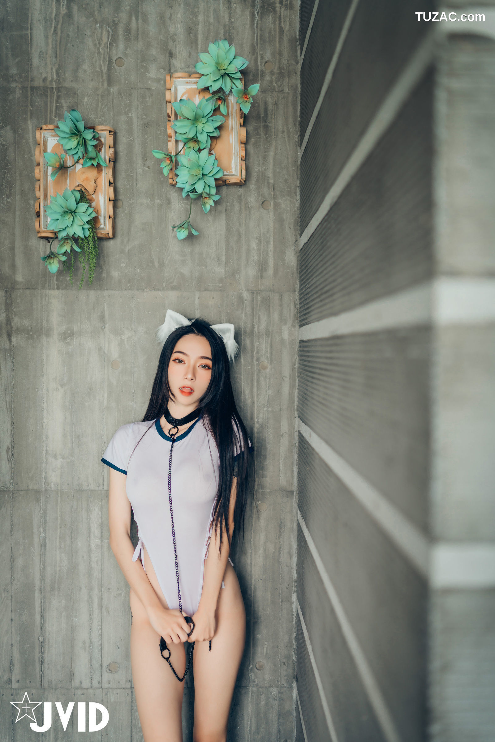 JVID-飘飘-猫娘女友-全真空死库水女仆-足控-激凸透点-2021.02.22