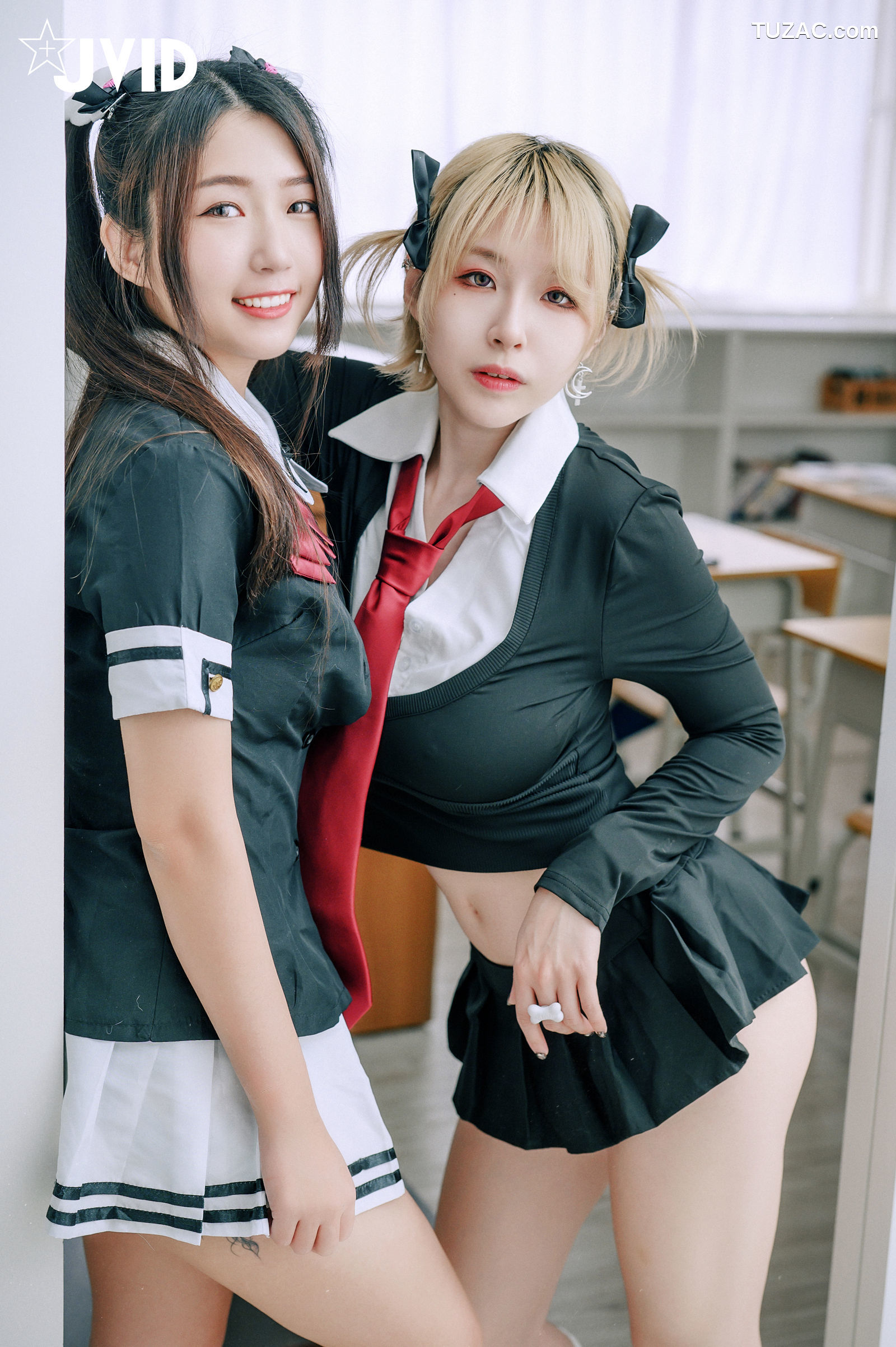 JVID-黎菲儿-黎茉-情欲校园补考日-女学生在教室嬉闹-相互探索身体-性欲高涨-2023.03.27