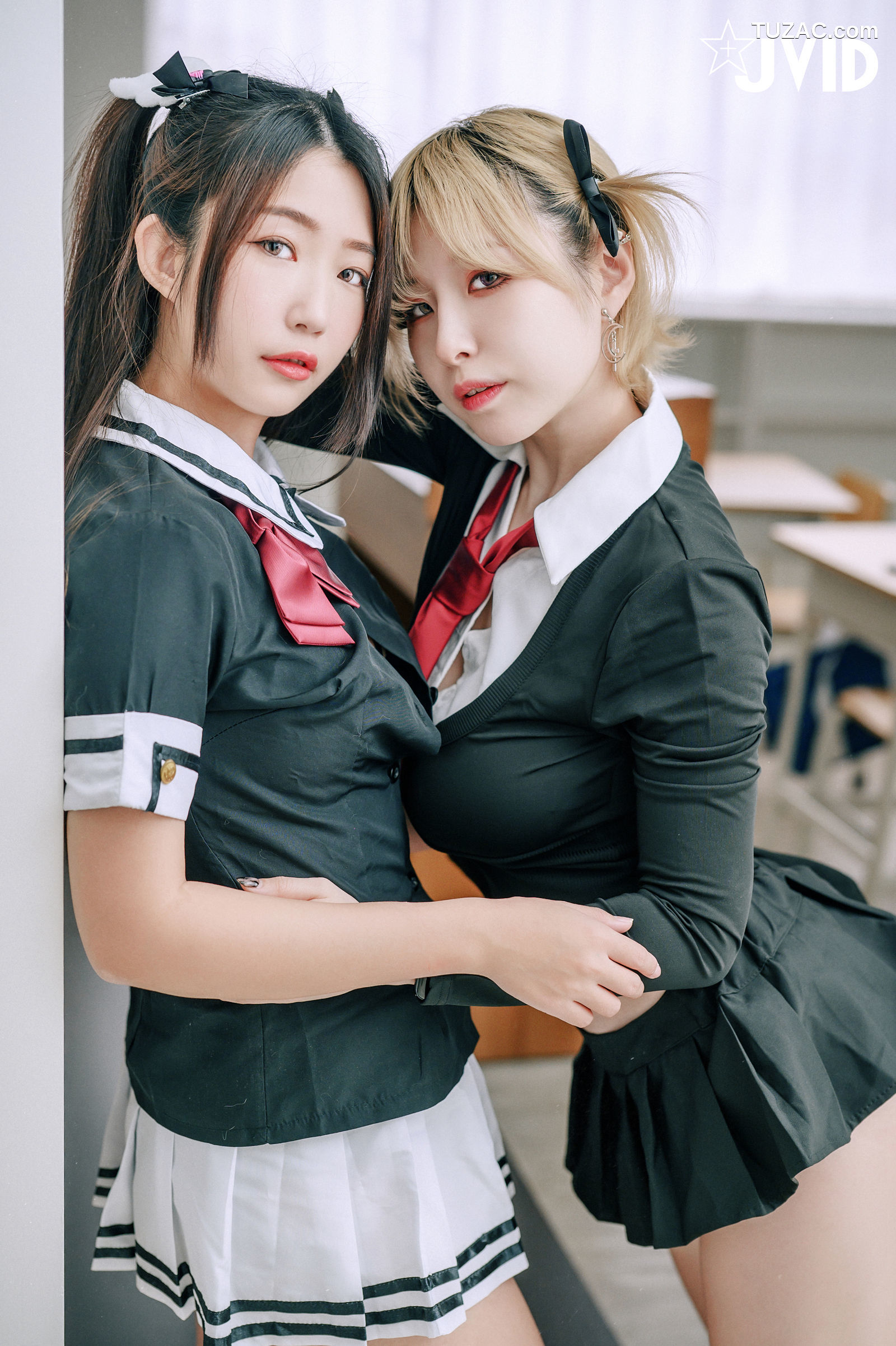 JVID-黎菲儿-黎茉-情欲校园补考日-女学生在教室嬉闹-相互探索身体-性欲高涨-2023.03.27