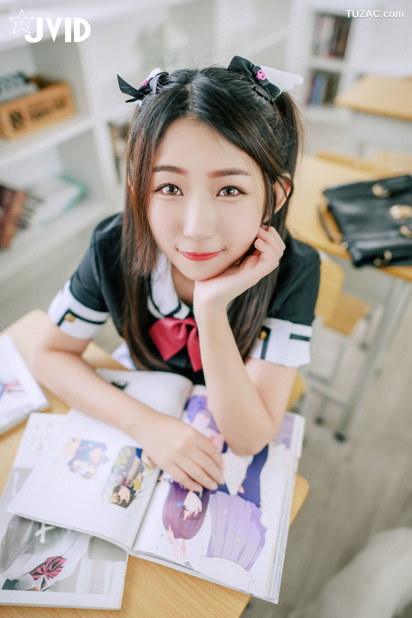 JVID-黎菲儿-黎茉-情欲校园补考日-女学生在教室嬉闹-相互探索身体-性欲高涨-2023.03.27