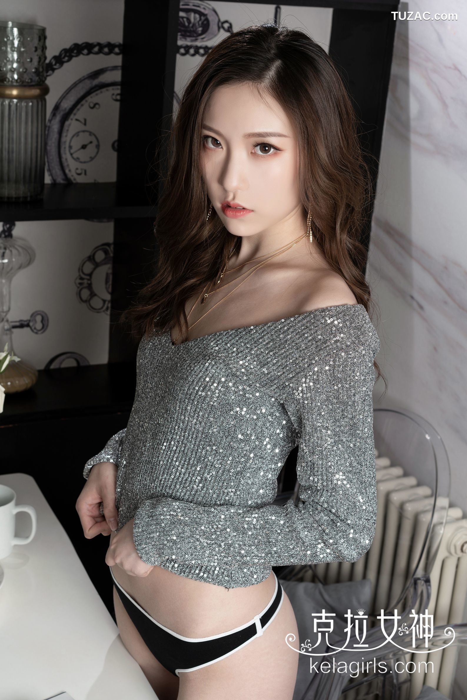 KelaGirls克拉女神-2019.06.03-芊芊-《银装小翘臀》
