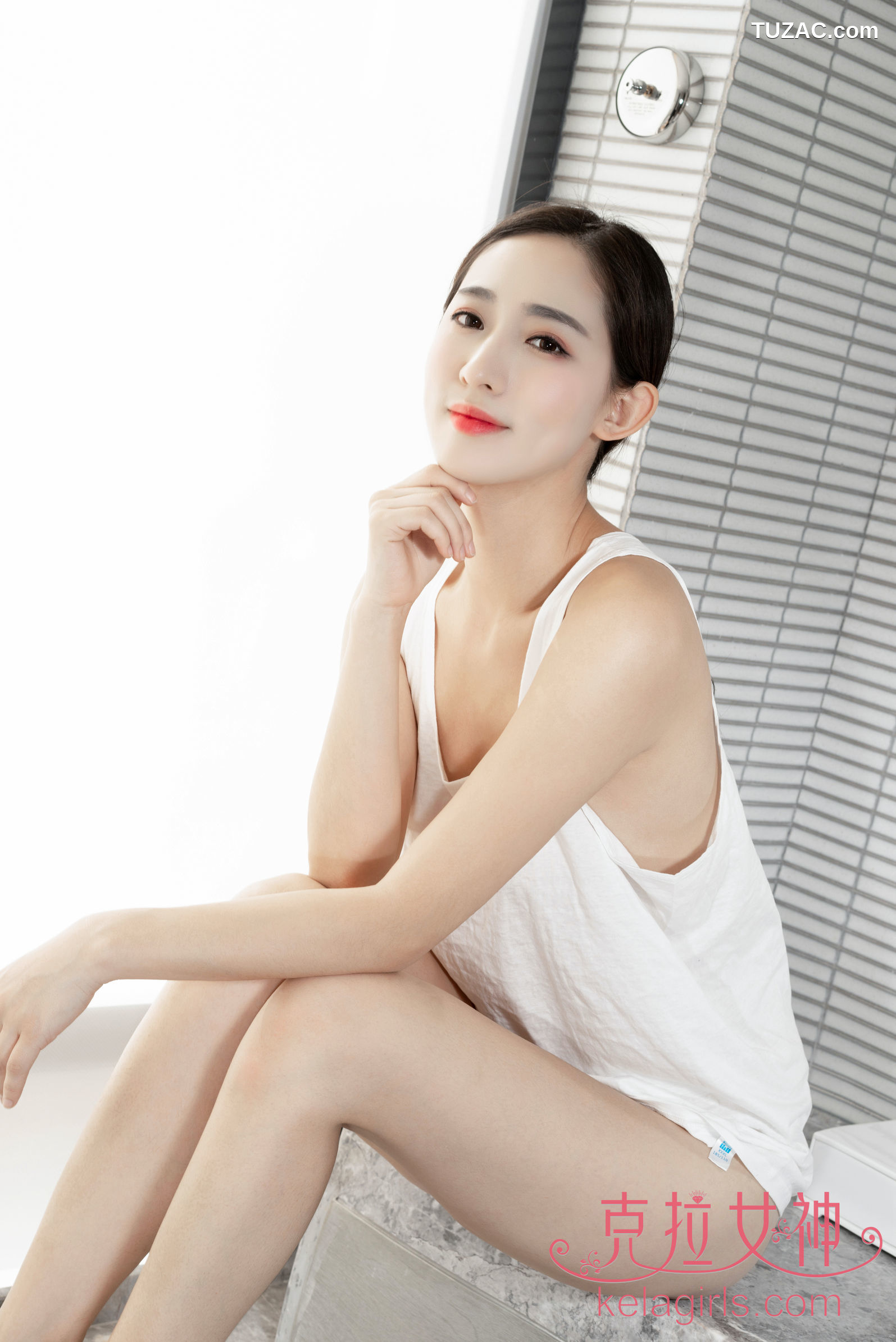 KelaGirls克拉女神-2019.07.29-姜璐-《宽松白背心》