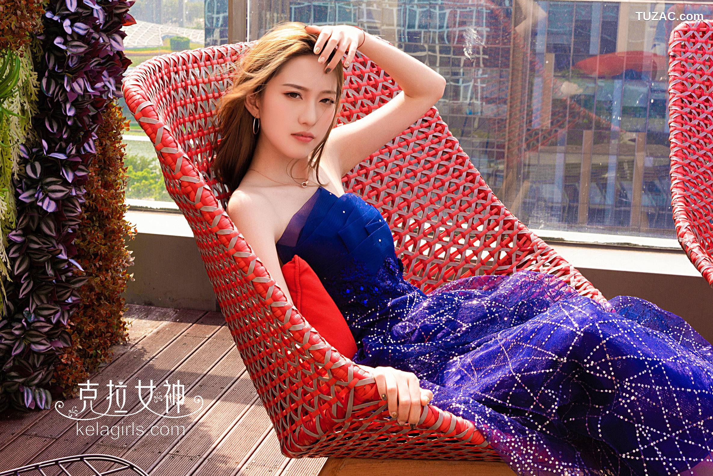 KelaGirls克拉女神-2019.08.25-芊芊-《天台露足》