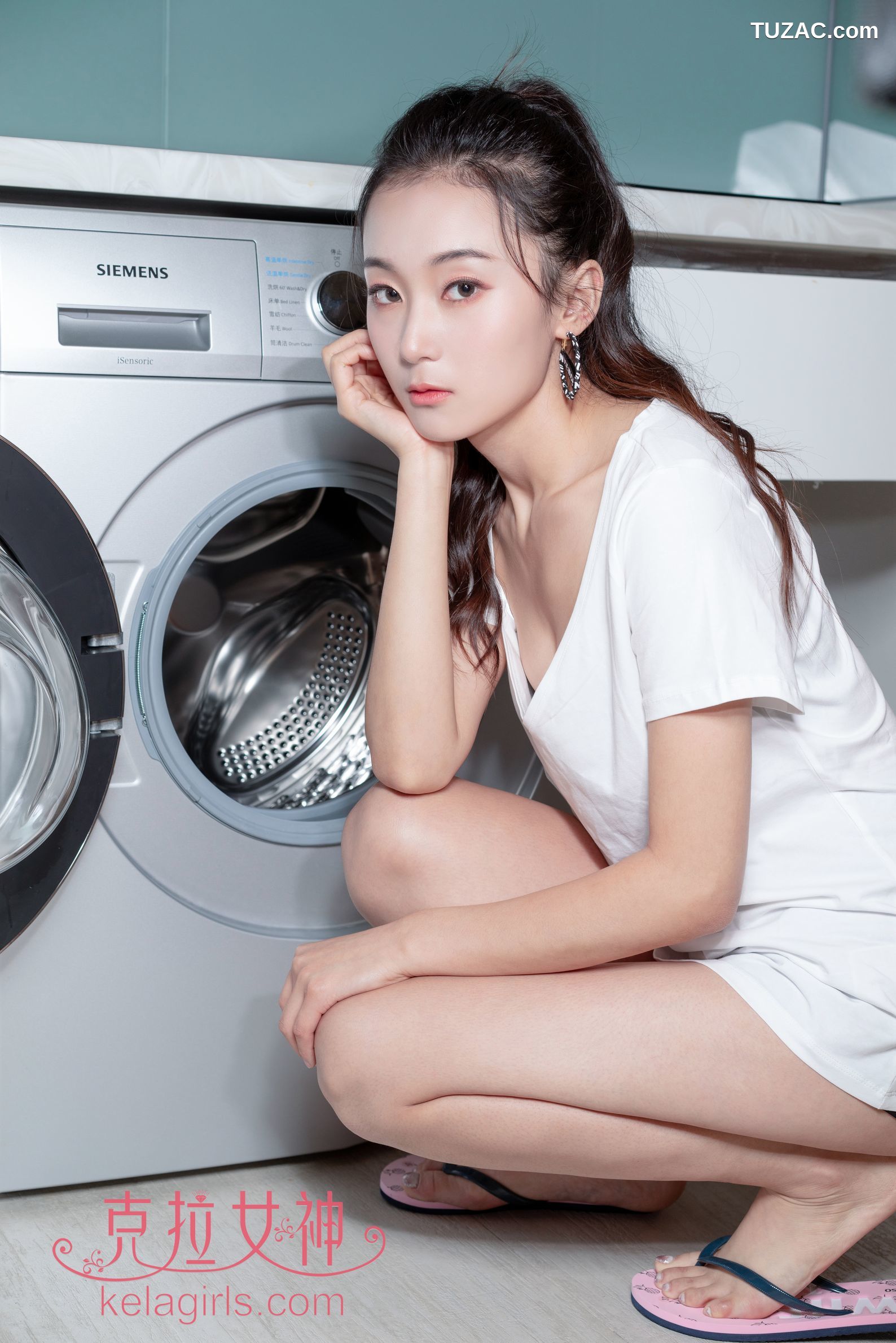 KelaGirls克拉女神-2019.10.02-赵敏-《脱丝洗袜》