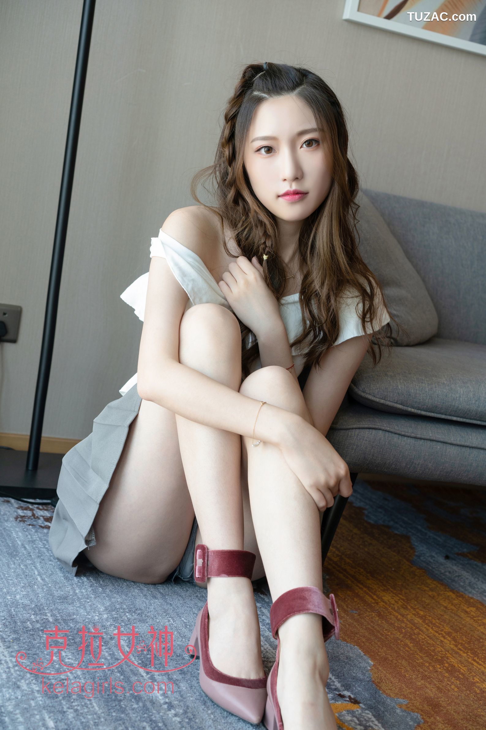 KelaGirls克拉女神-2019.10.04-芊芊-《玉腿横陈》