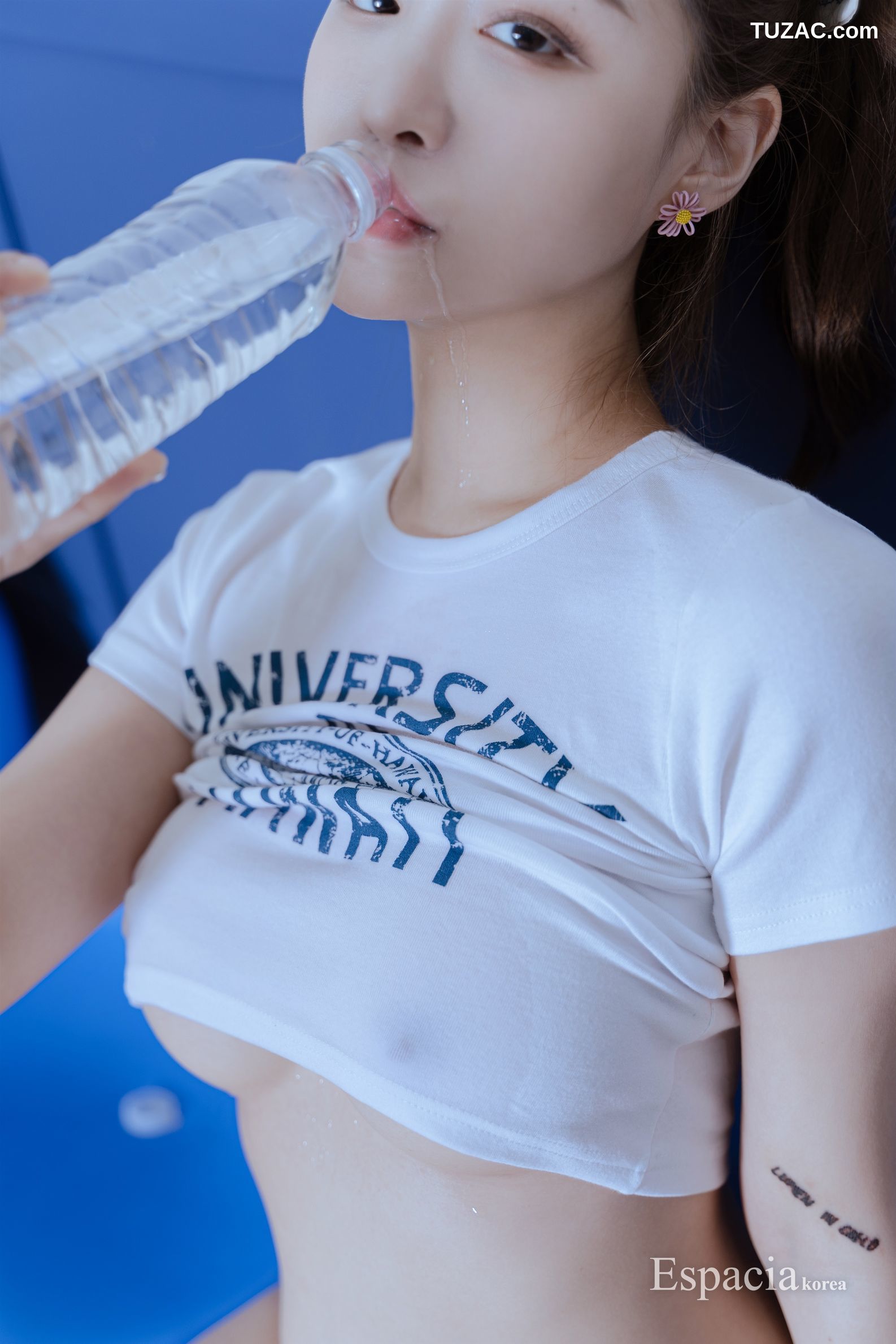 Lee-Snow-网球少女白T丁字裤-无圣光-EHC-058