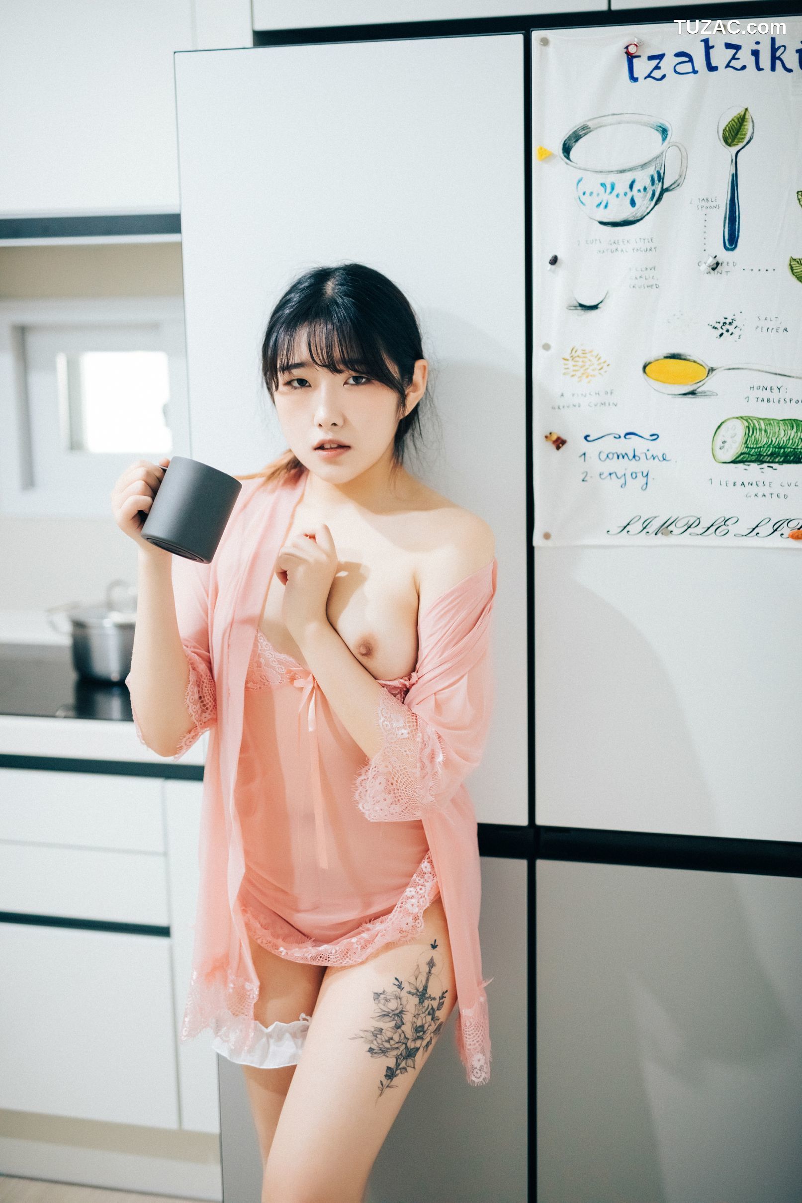 SonSon-손손-在家里的约会-无圣光-Date-at-home-Loozy