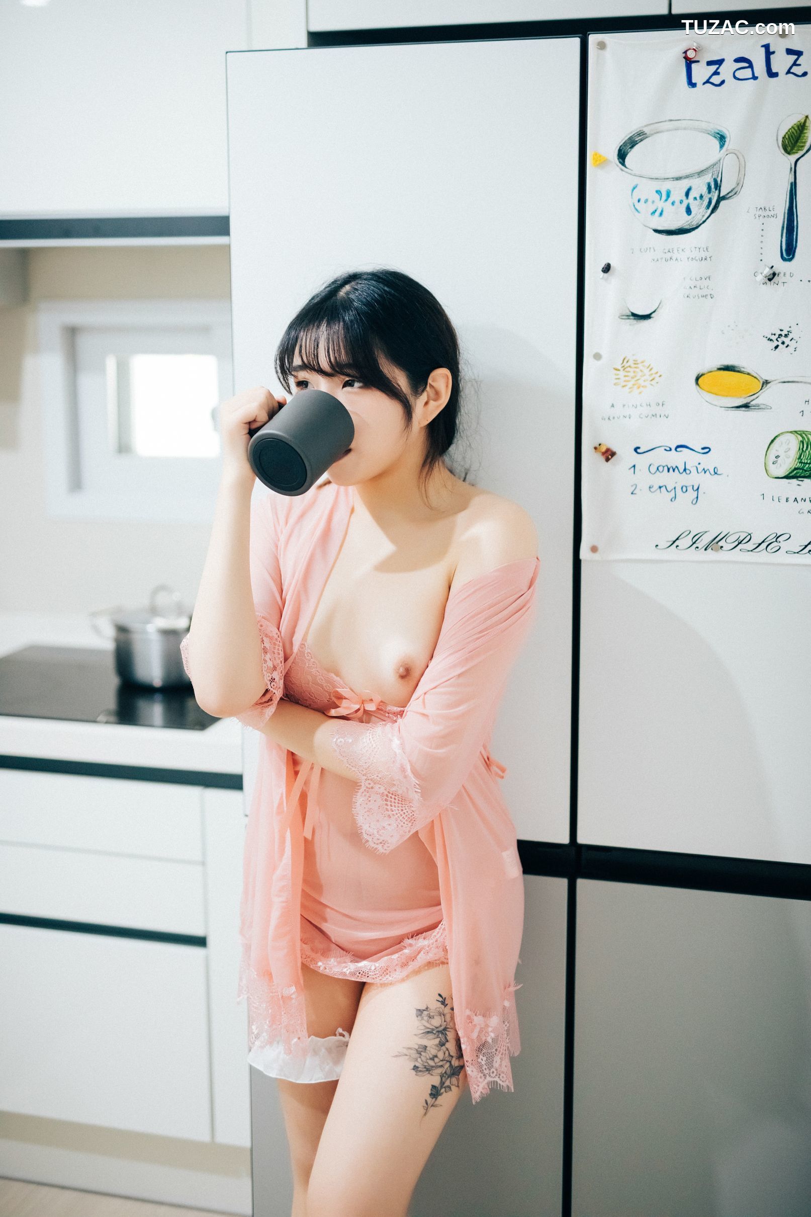 SonSon-손손-在家里的约会-无圣光-Date-at-home-Loozy