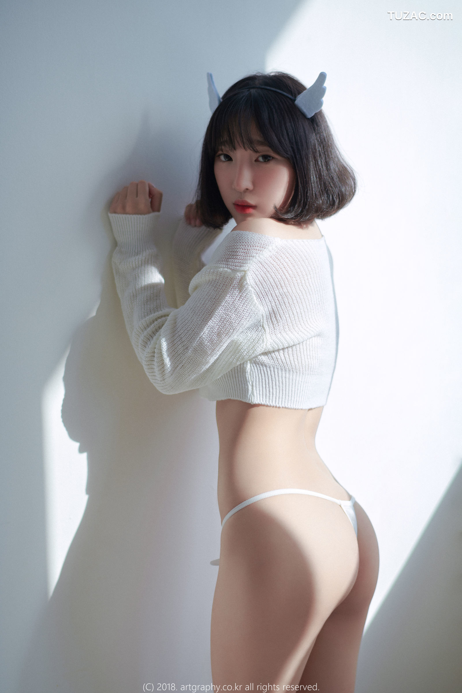 姜仁卿-ARTGRAVIA-039-白猫少女-奶牛尤物-Inkyung