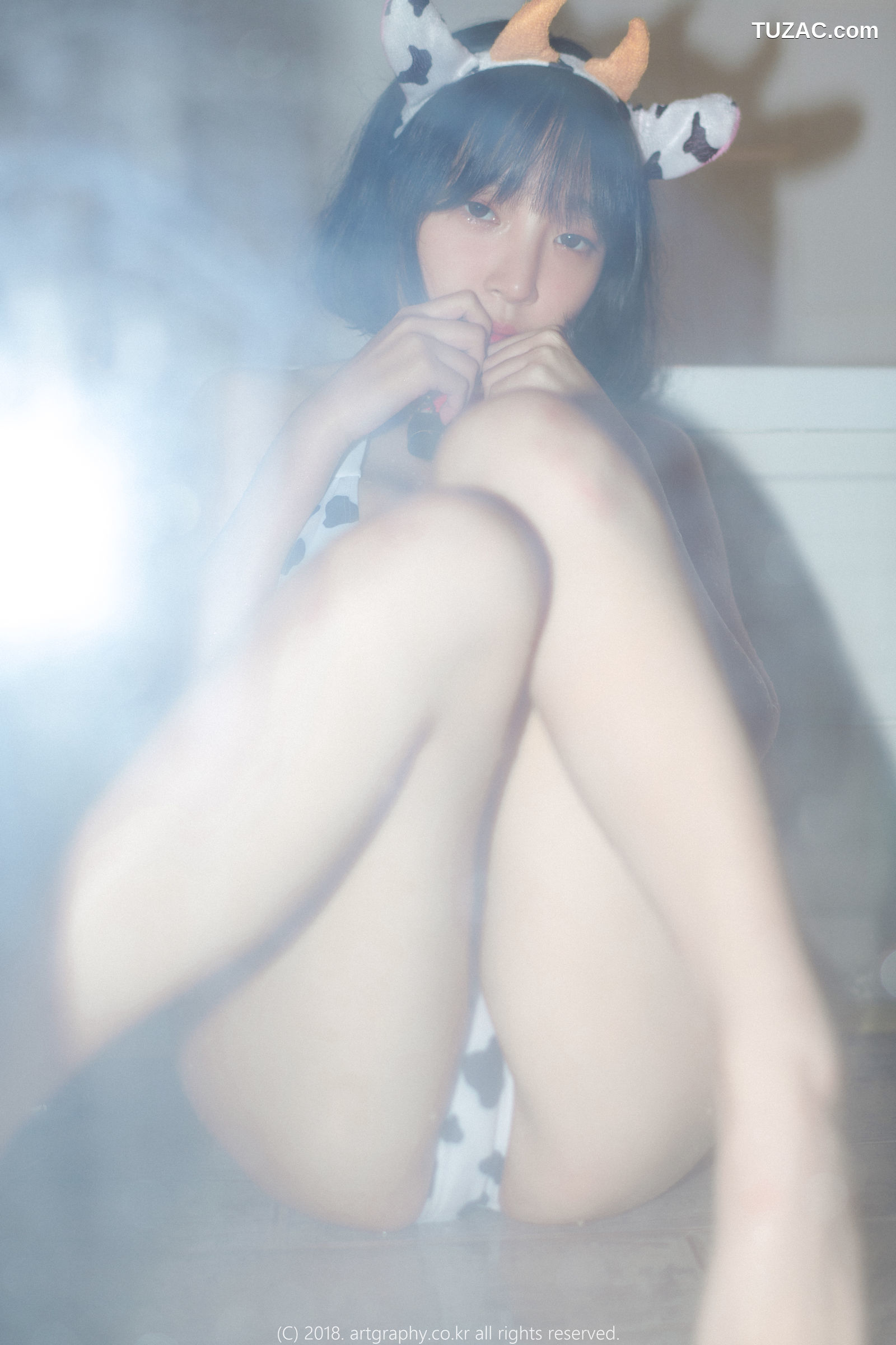 姜仁卿-ARTGRAVIA-039-白猫少女-奶牛尤物-Inkyung