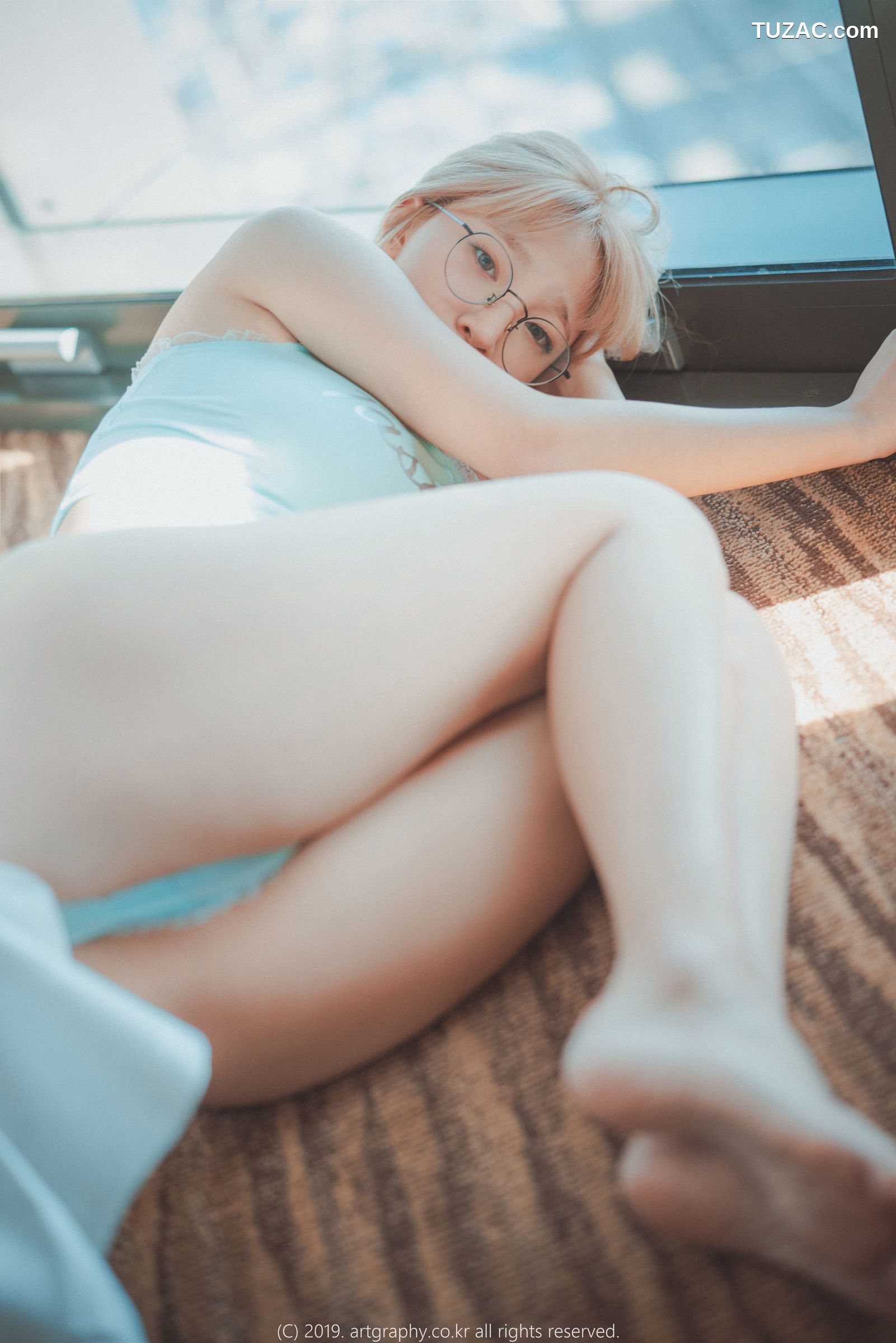 姜仁卿-ARTGRAVIA-056-蕾丝内衣-吊带小背心-Inkyung