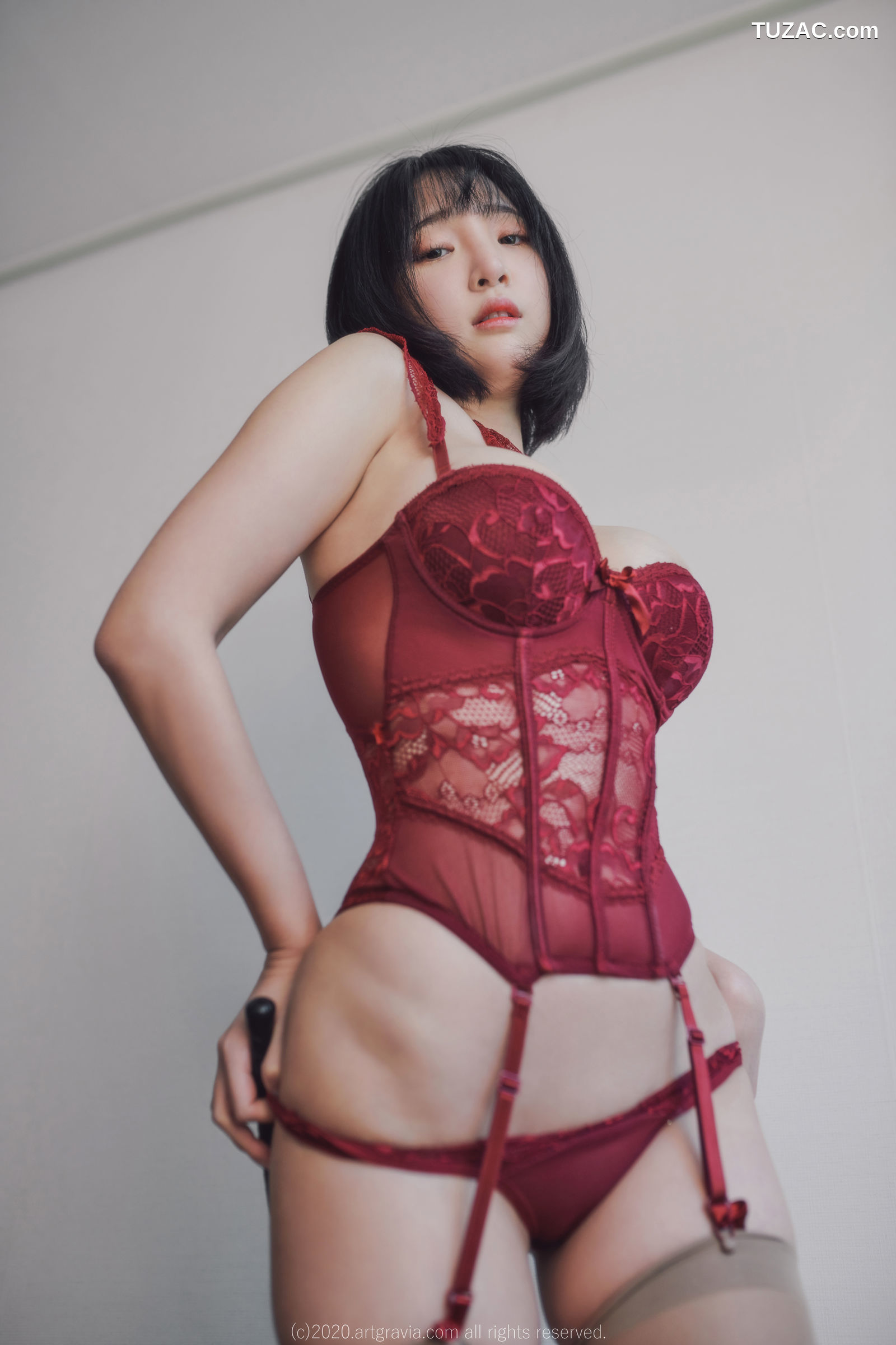 姜仁卿-ARTGRAVIA-153-情趣蕾丝调教-Inkyung