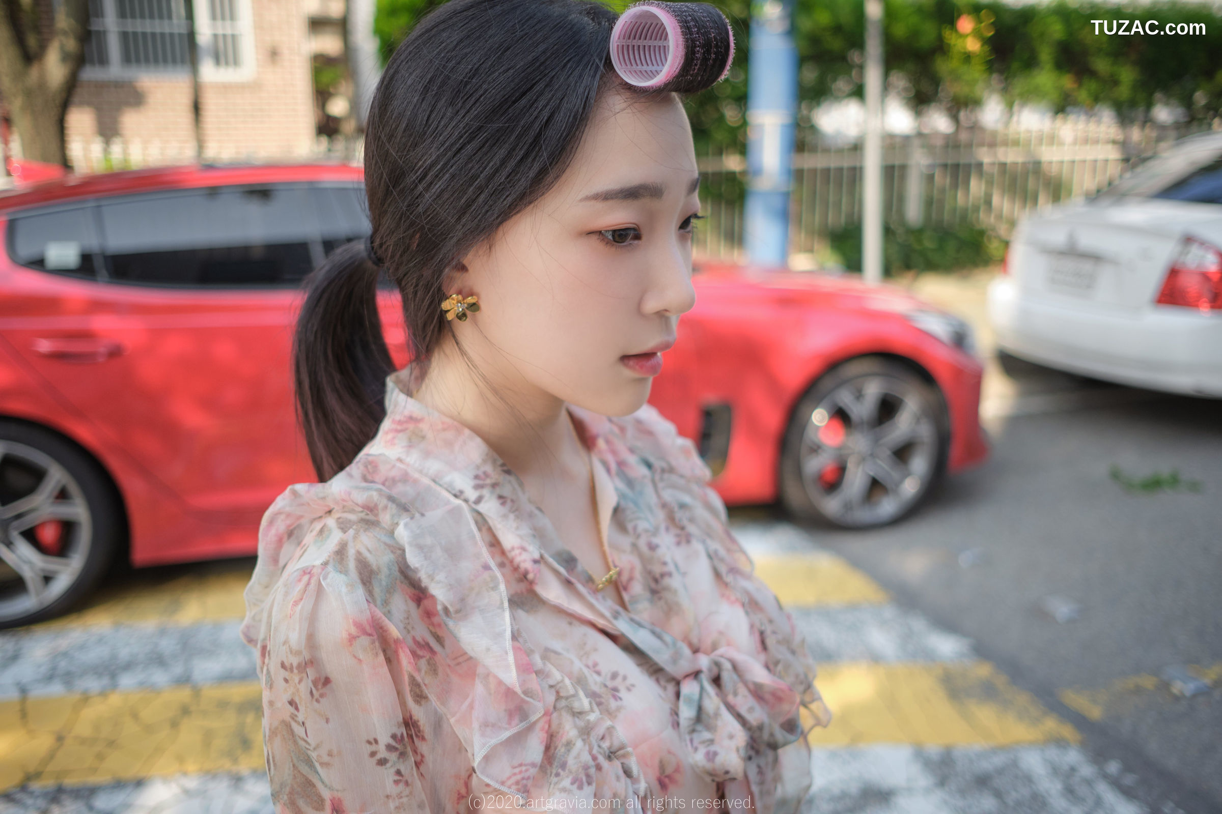 姜仁卿-ARTGRAVIA-180-花裙少女的诱惑-Inkyung