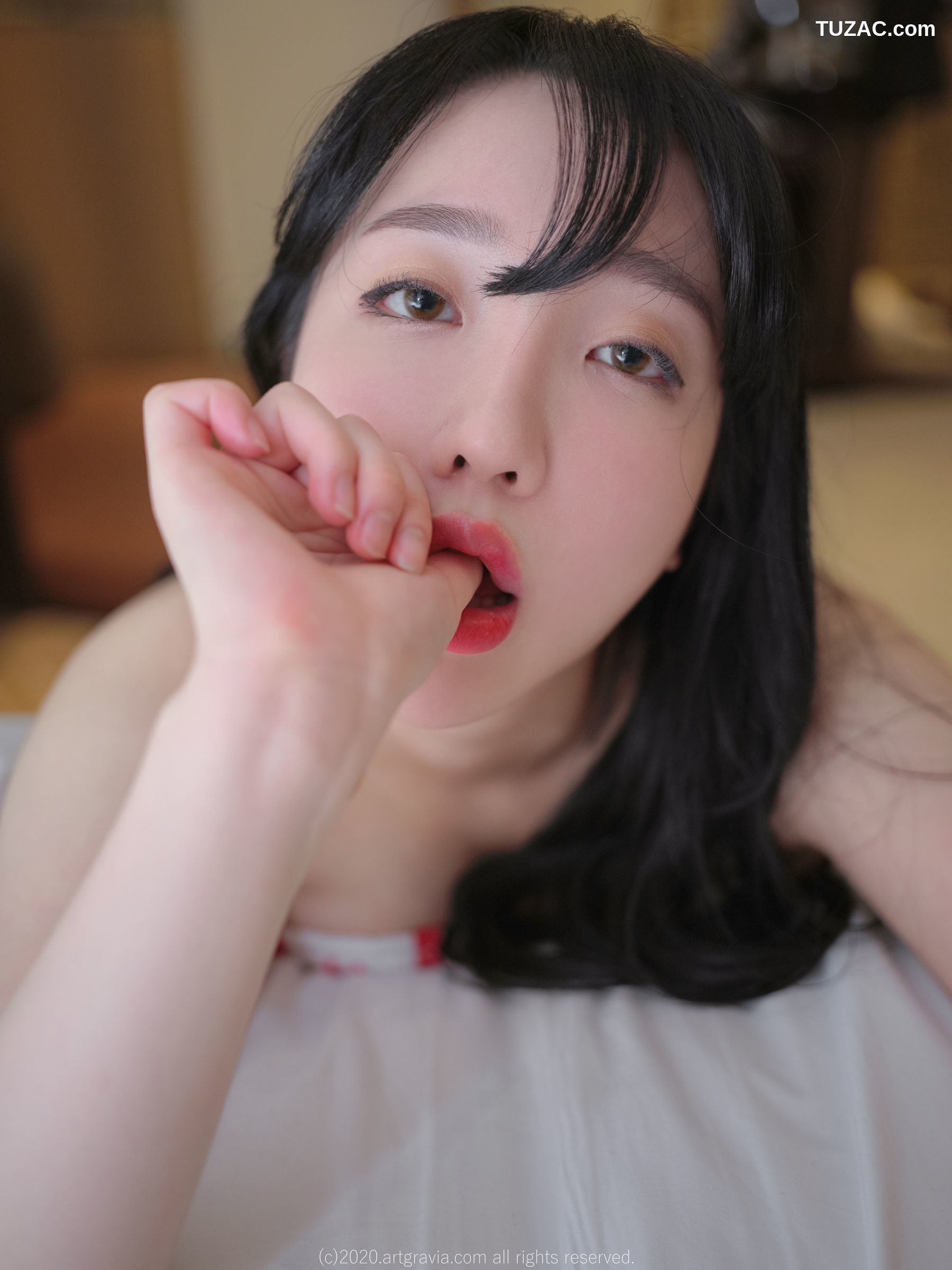 孙乐乐-Son-YeEun-ArtGravia-231-红白和深蓝两套内衣