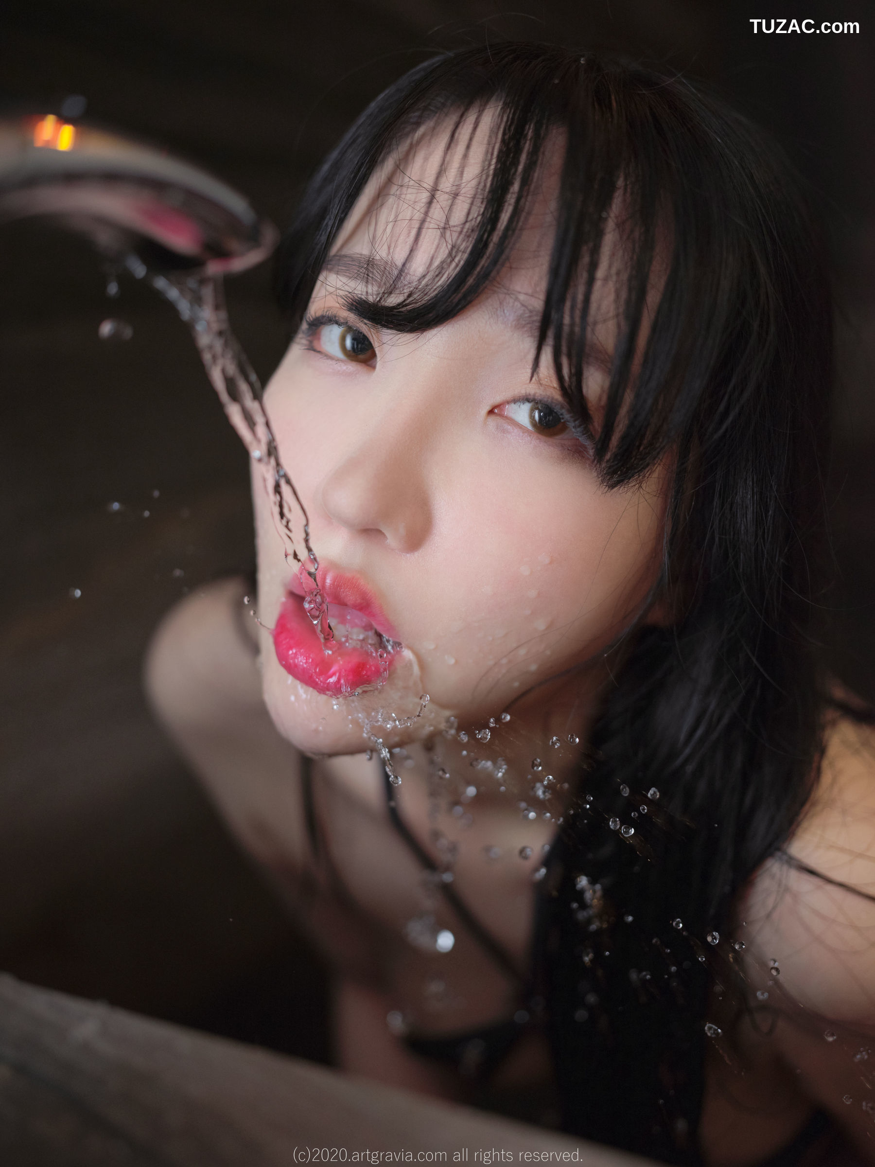 孙乐乐-Son-YeEun-ArtGravia-231-红白和深蓝两套内衣