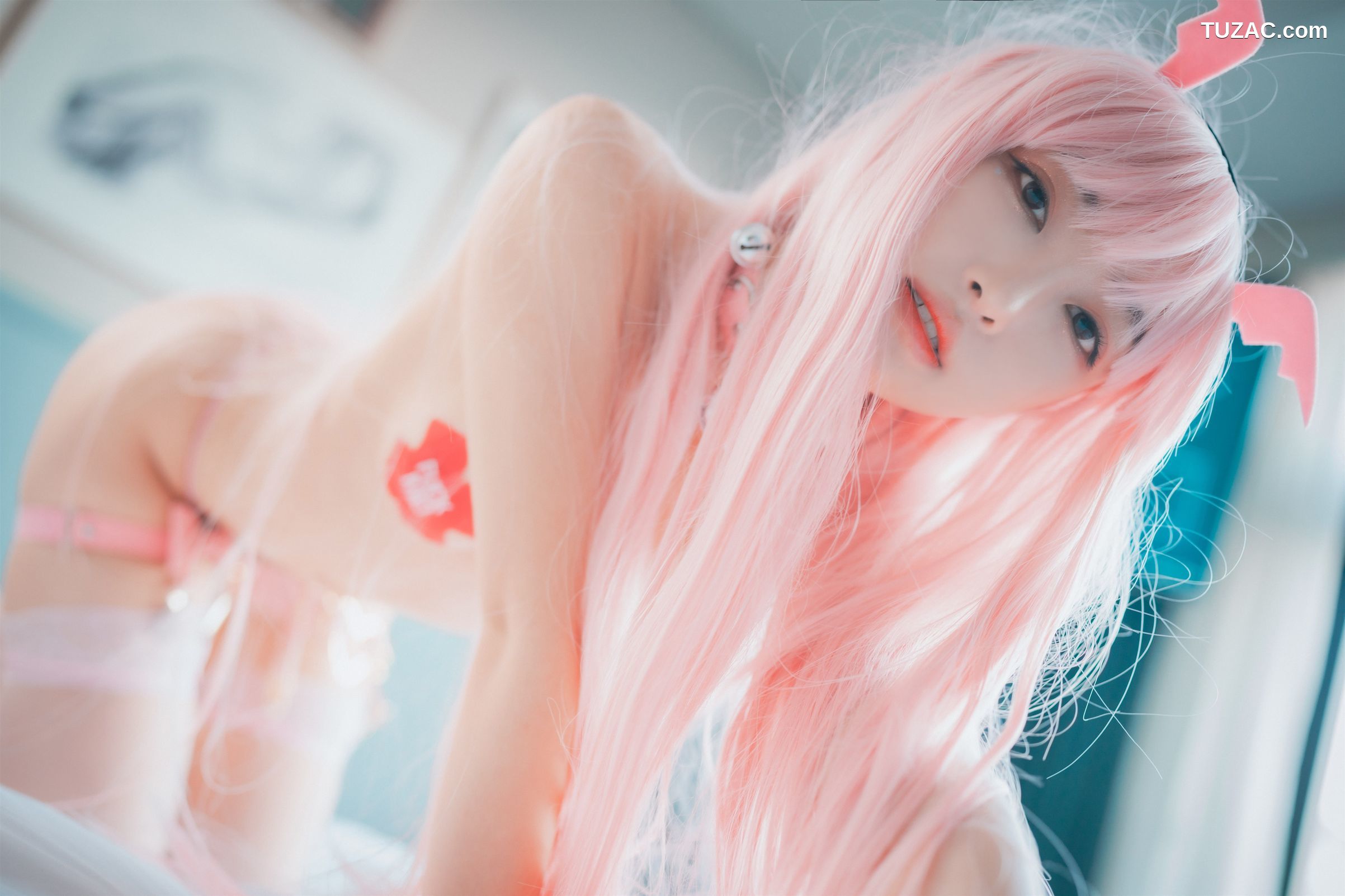韩国美女-HaNari-하나리-粉红魅魔-Pink-Succubus-DJAWA