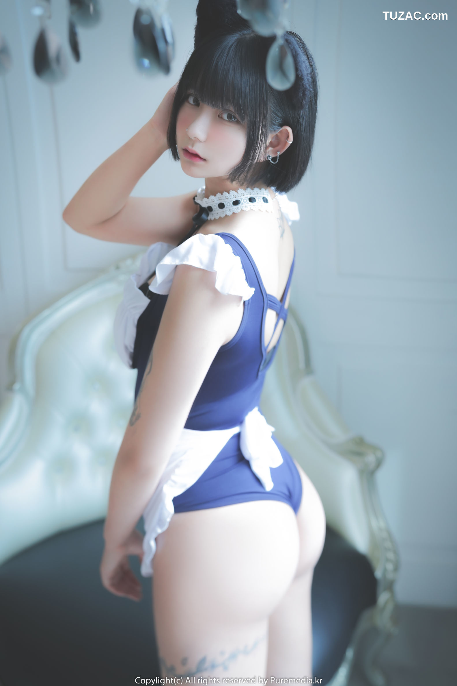 韩国美女-Hizzy-猫耳女仆-Pure-Media-Vol.37