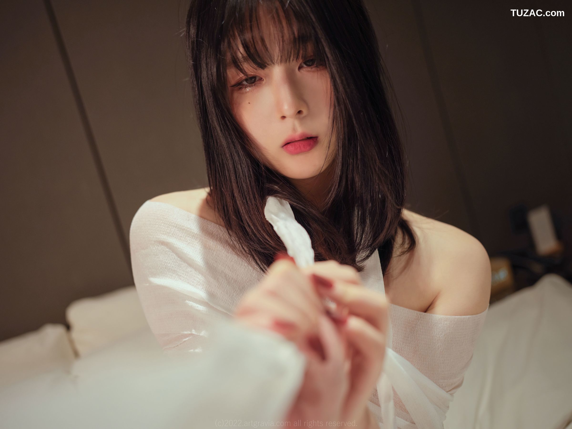 韩国美女-Jang-Joo-木乃伊绑缚-浴缸湿身-ArtGravia-369