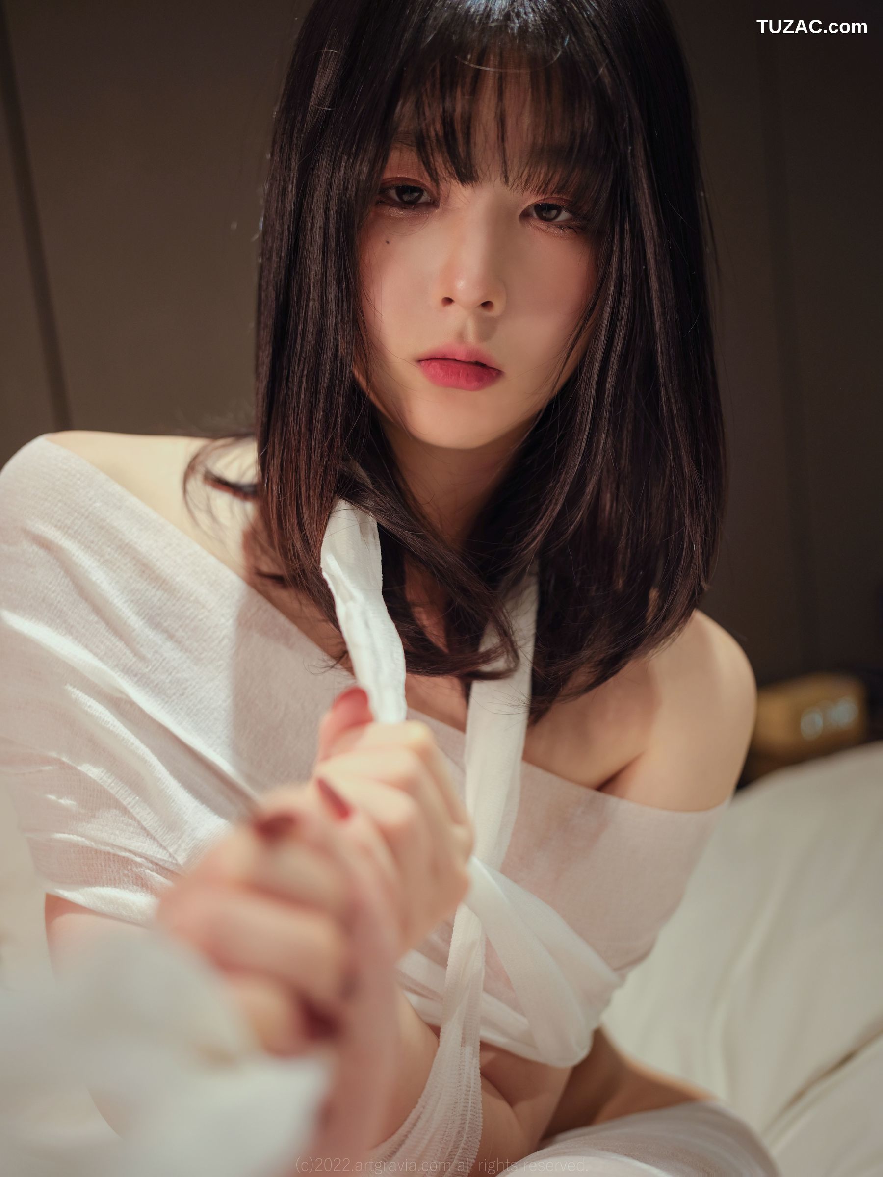 韩国美女-Jang-Joo-木乃伊绑缚-浴缸湿身-ArtGravia-369