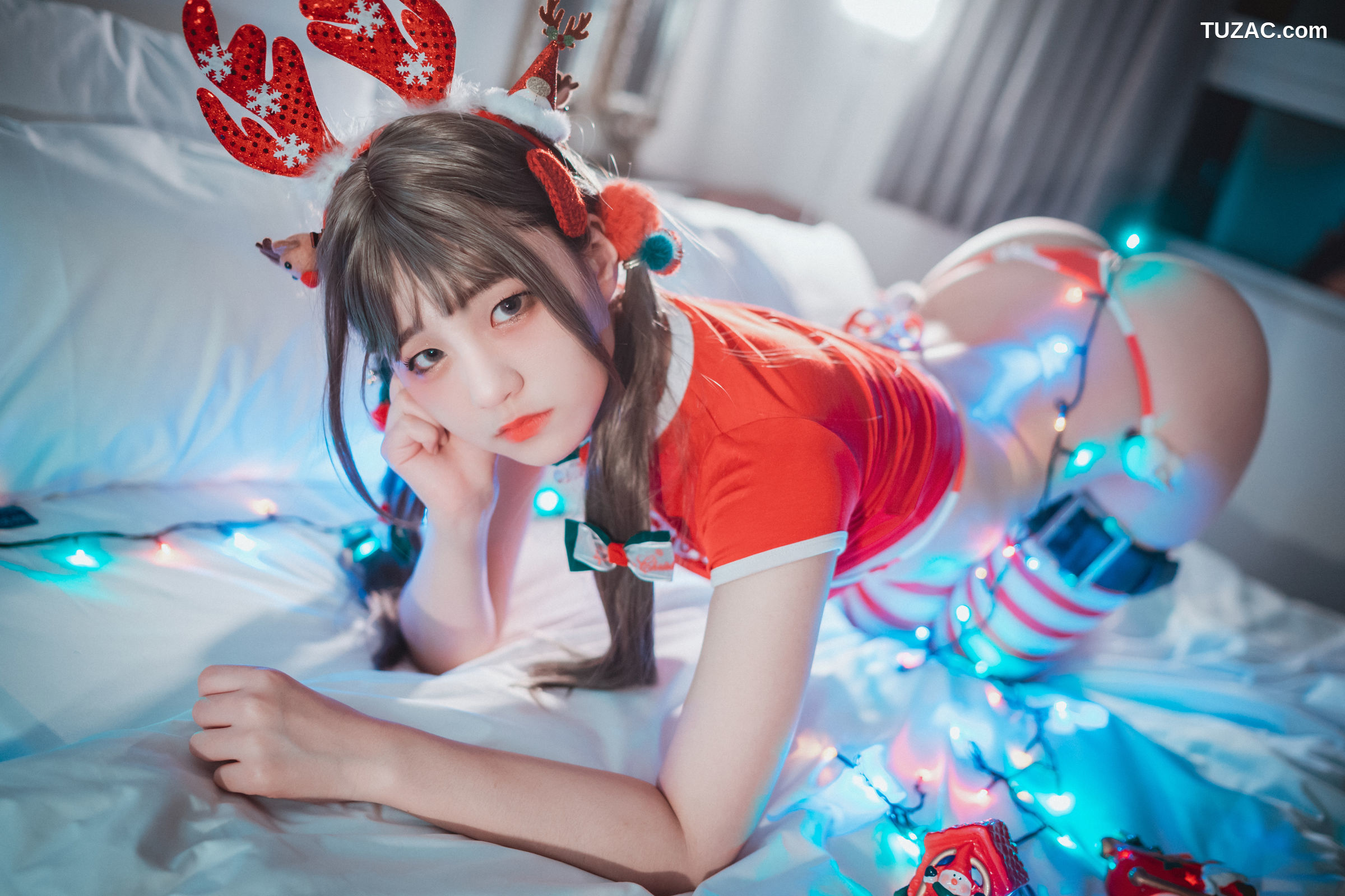 韩国美女-Jenny-정제니-圣诞驯鹿-Christmas-DJAWA