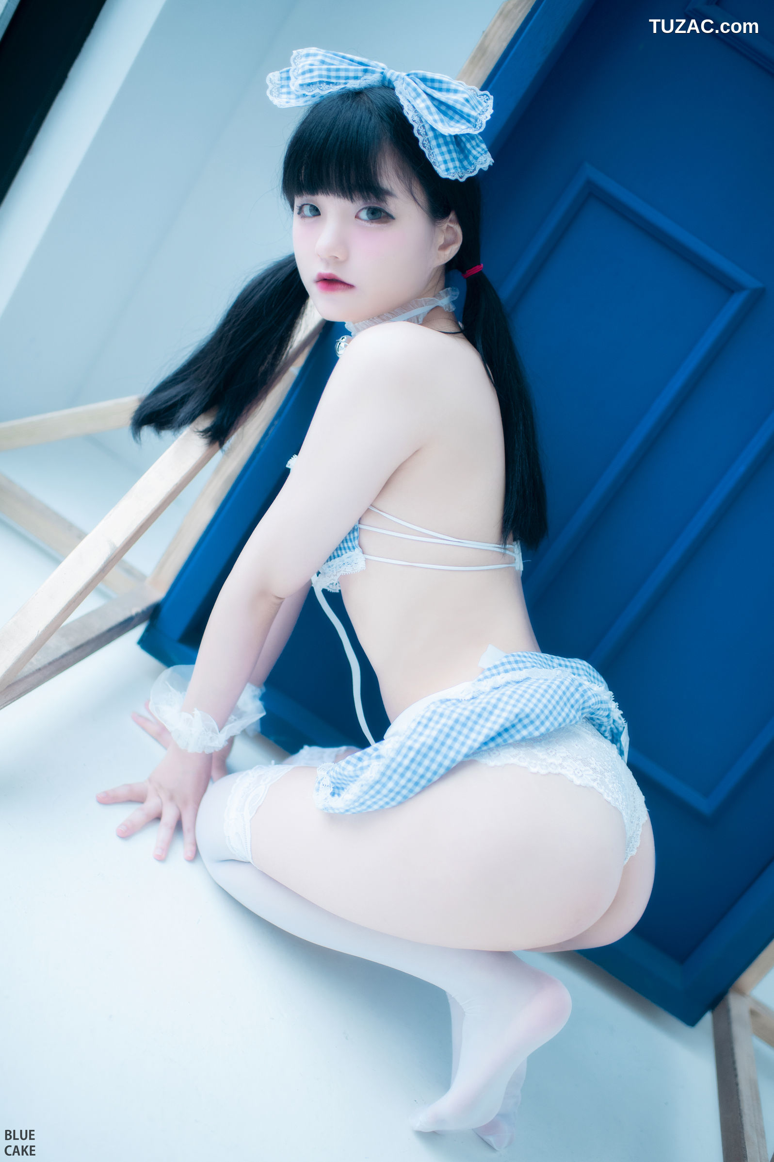 韩国美女-Jenny-정제니-白色-WHITE-BLUECAKE