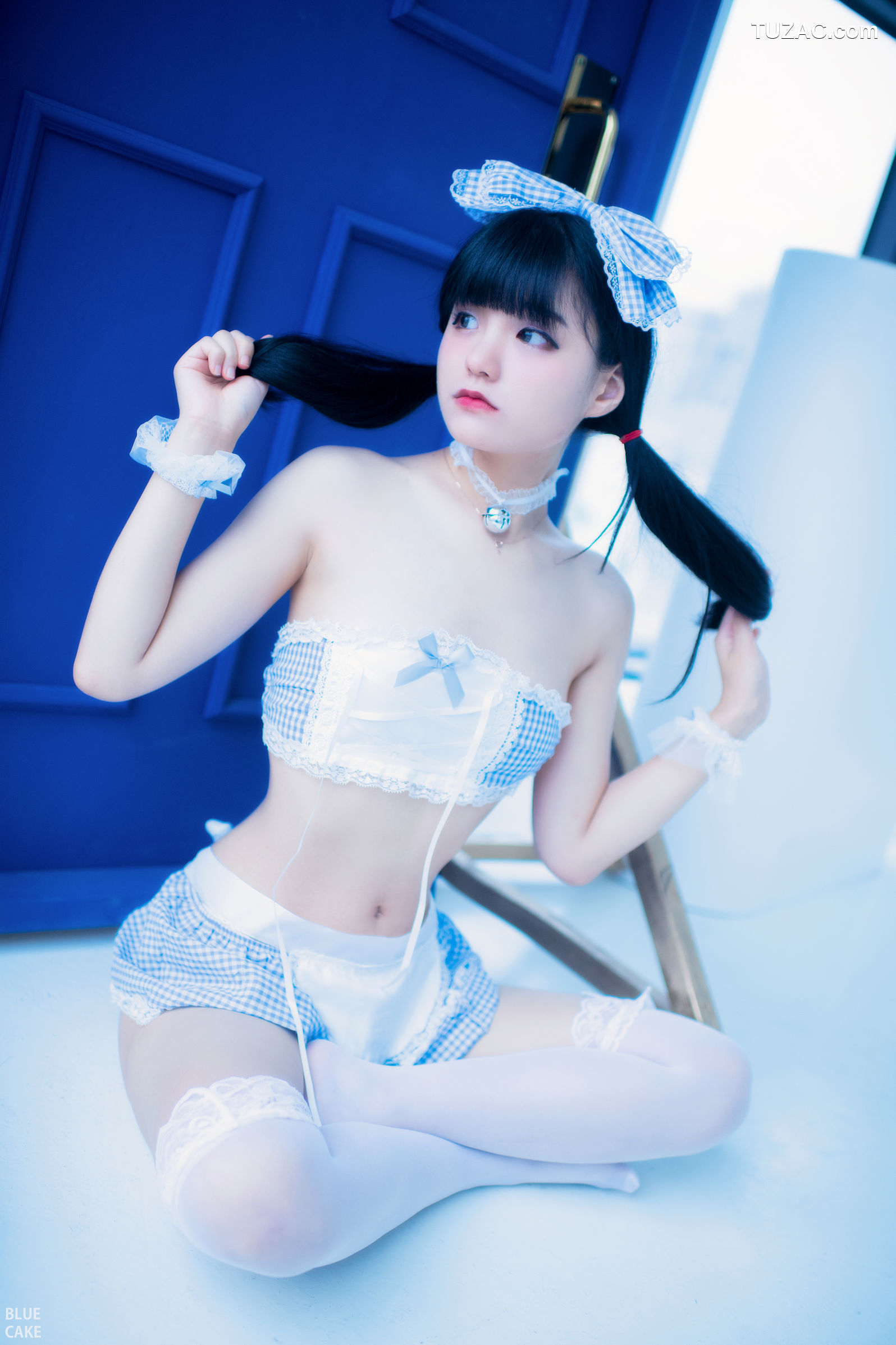 韩国美女-Jenny-정제니-白色-WHITE-BLUECAKE