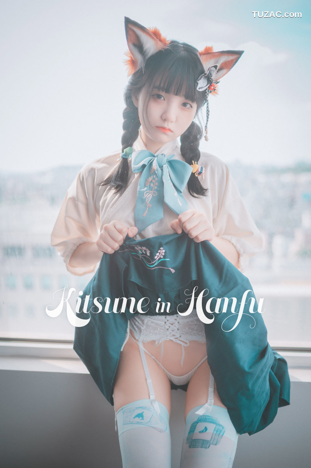 韩国美女-Jenny-정제니-穿汉服的小狐狸-Kitune-in-Hanfu-DJAWA