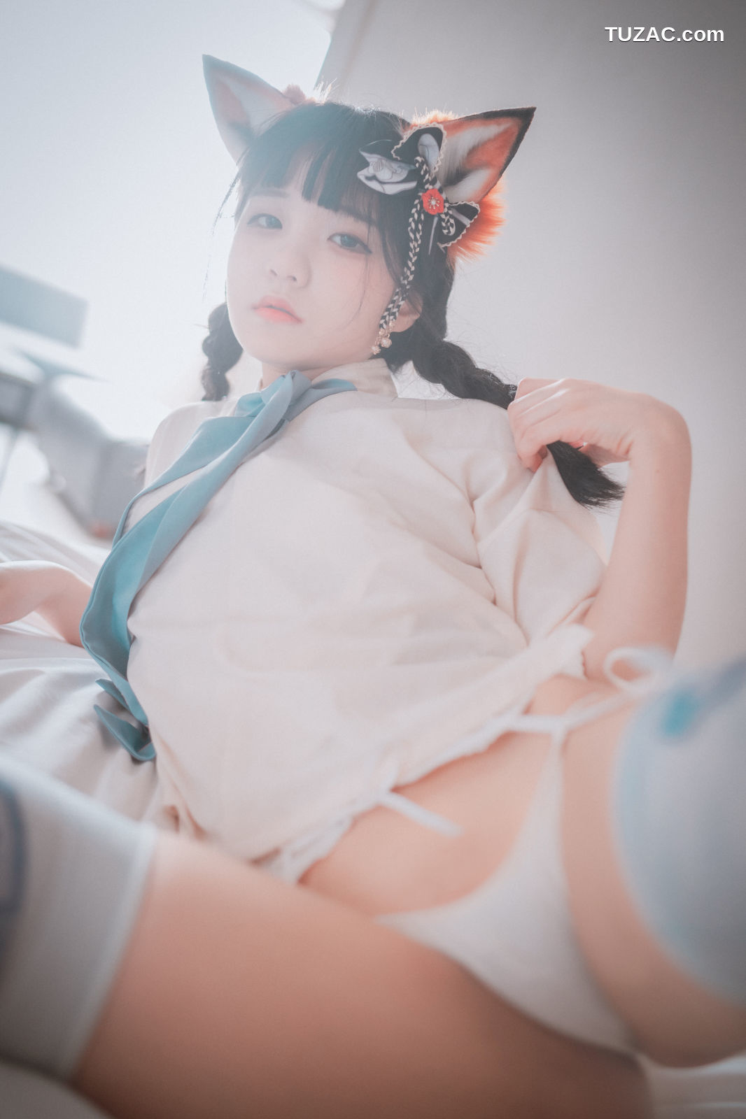 韩国美女-Jenny-정제니-穿汉服的小狐狸-Kitune-in-Hanfu-DJAWA