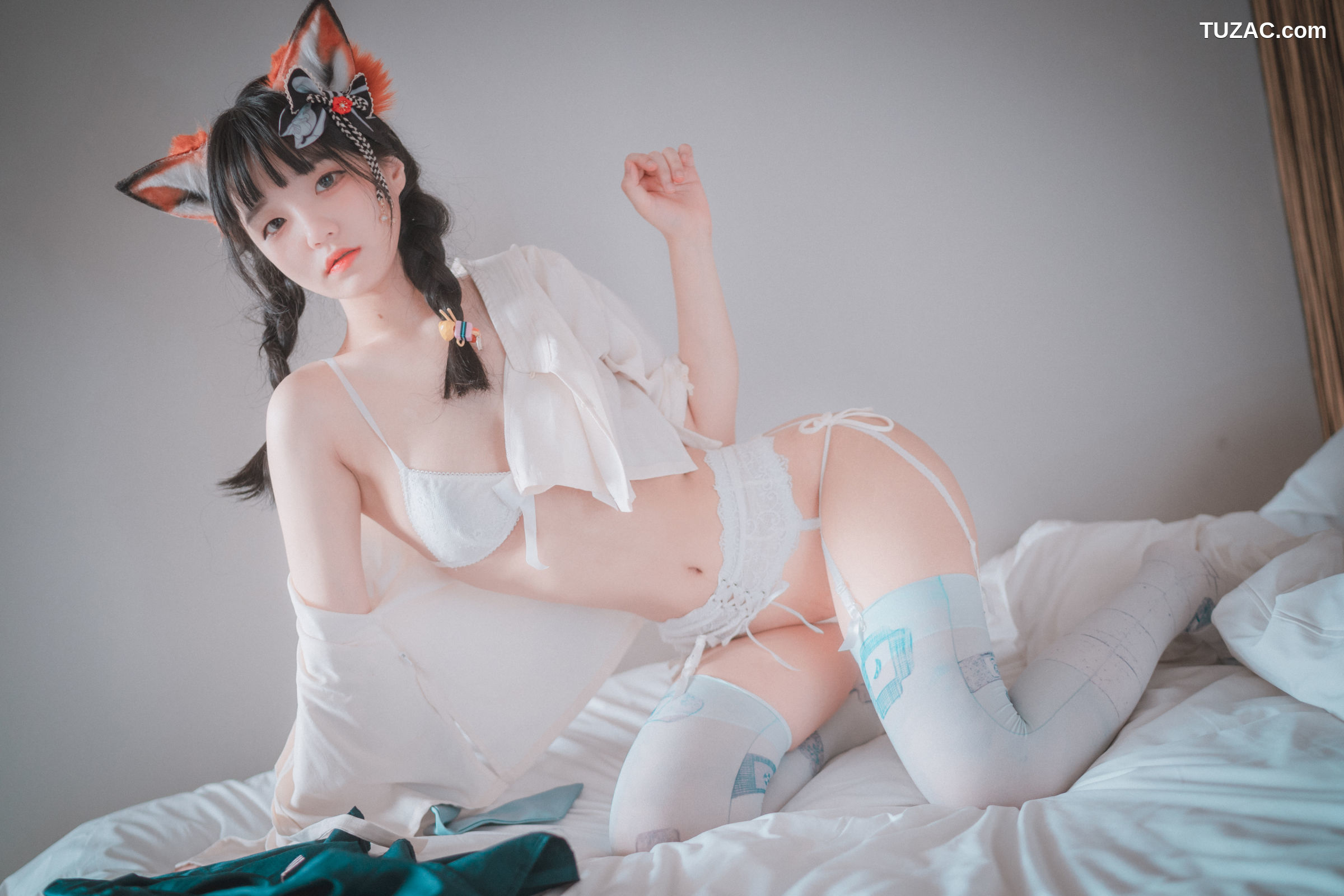 韩国美女-Jenny-정제니-穿汉服的小狐狸-Kitune-in-Hanfu-DJAWA