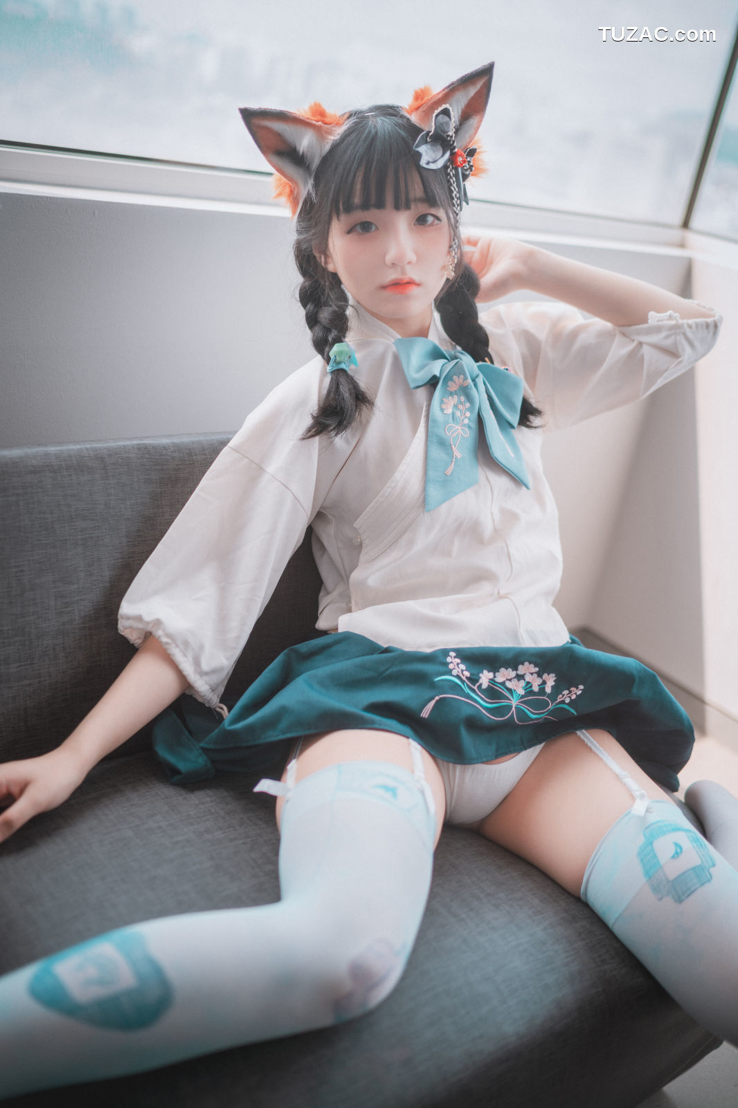 韩国美女-Jenny-정제니-穿汉服的小狐狸-Kitune-in-Hanfu-DJAWA