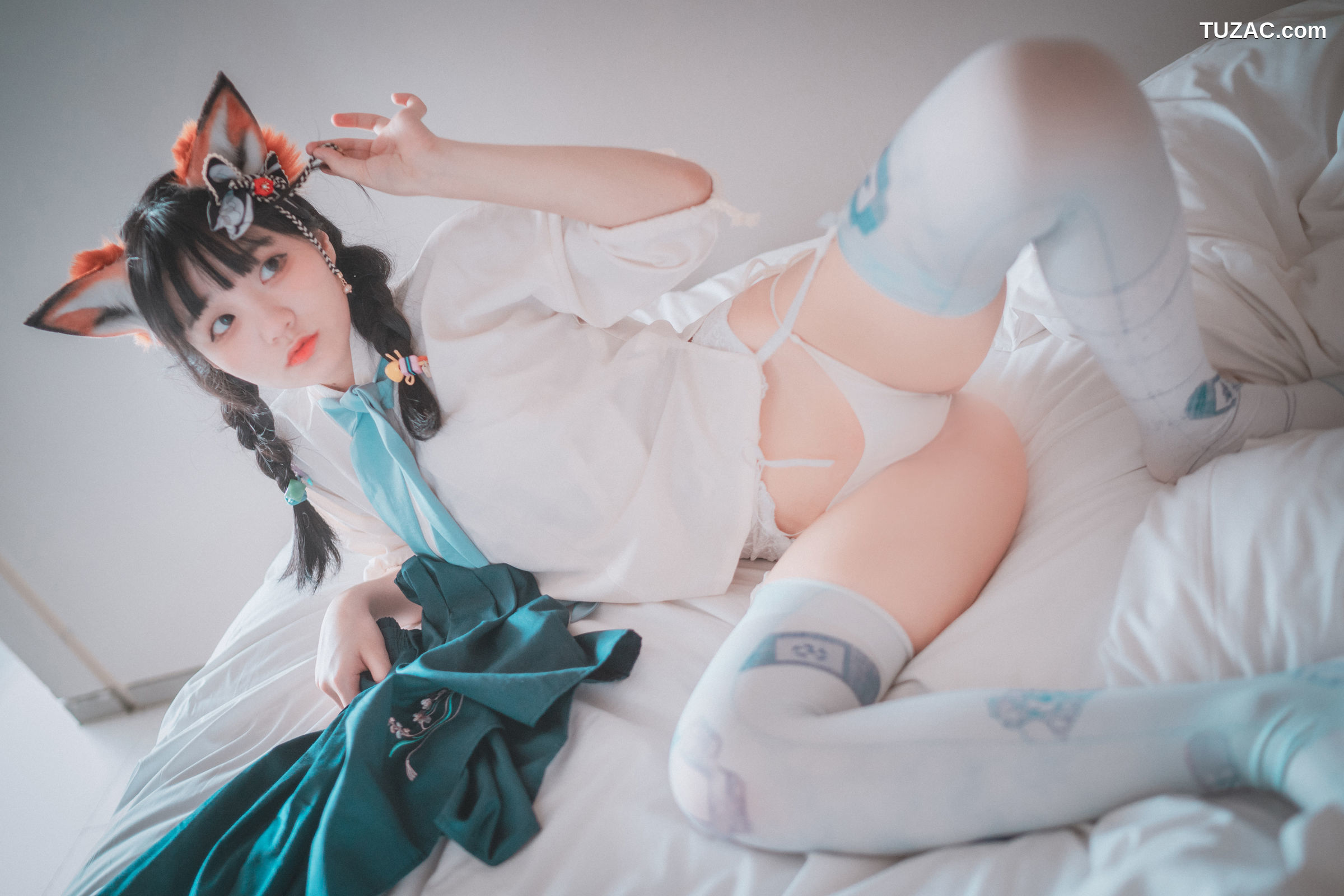 韩国美女-Jenny-정제니-穿汉服的小狐狸-Kitune-in-Hanfu-DJAWA