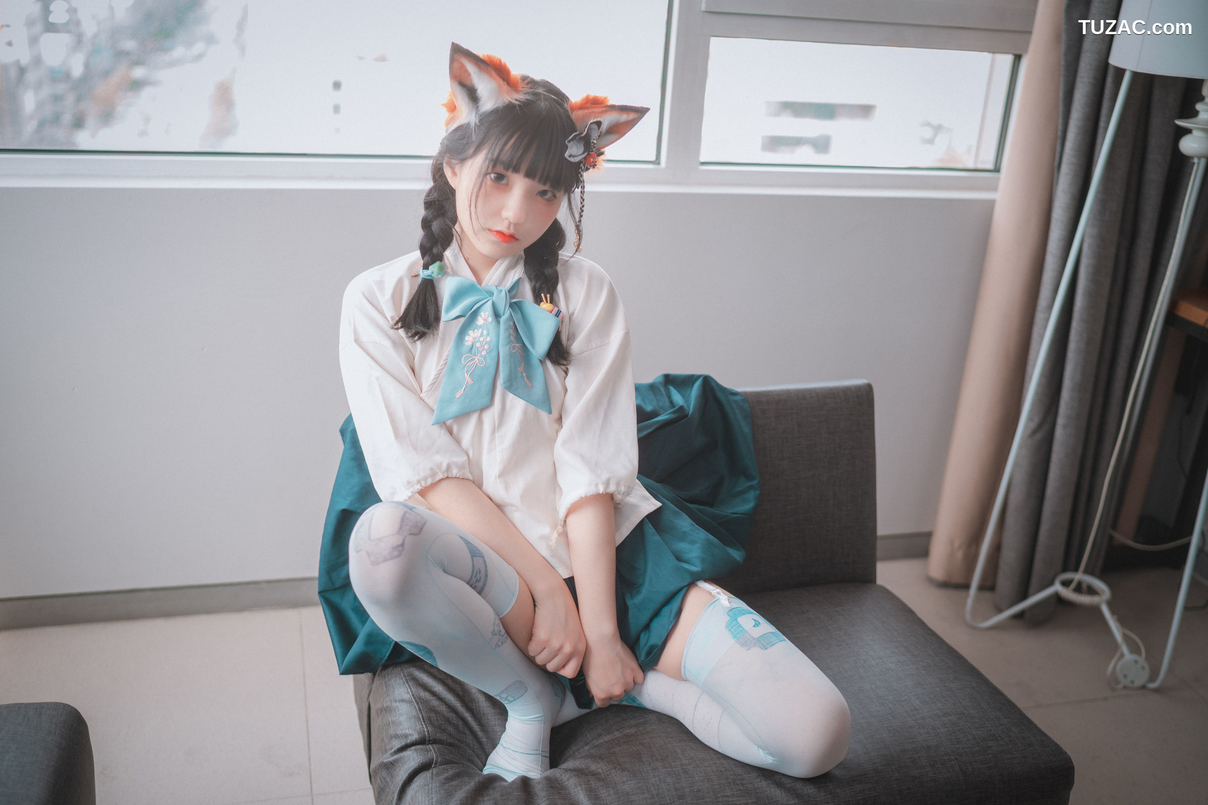 韩国美女-Jenny-정제니-穿汉服的小狐狸-Kitune-in-Hanfu-DJAWA