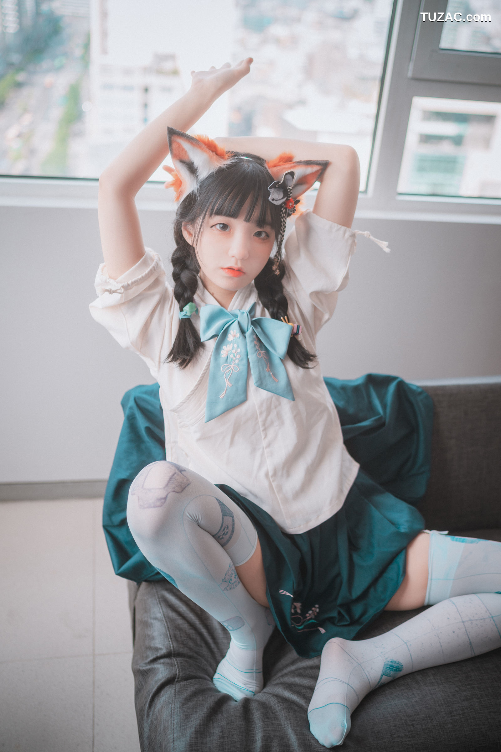 韩国美女-Jenny-정제니-穿汉服的小狐狸-Kitune-in-Hanfu-DJAWA