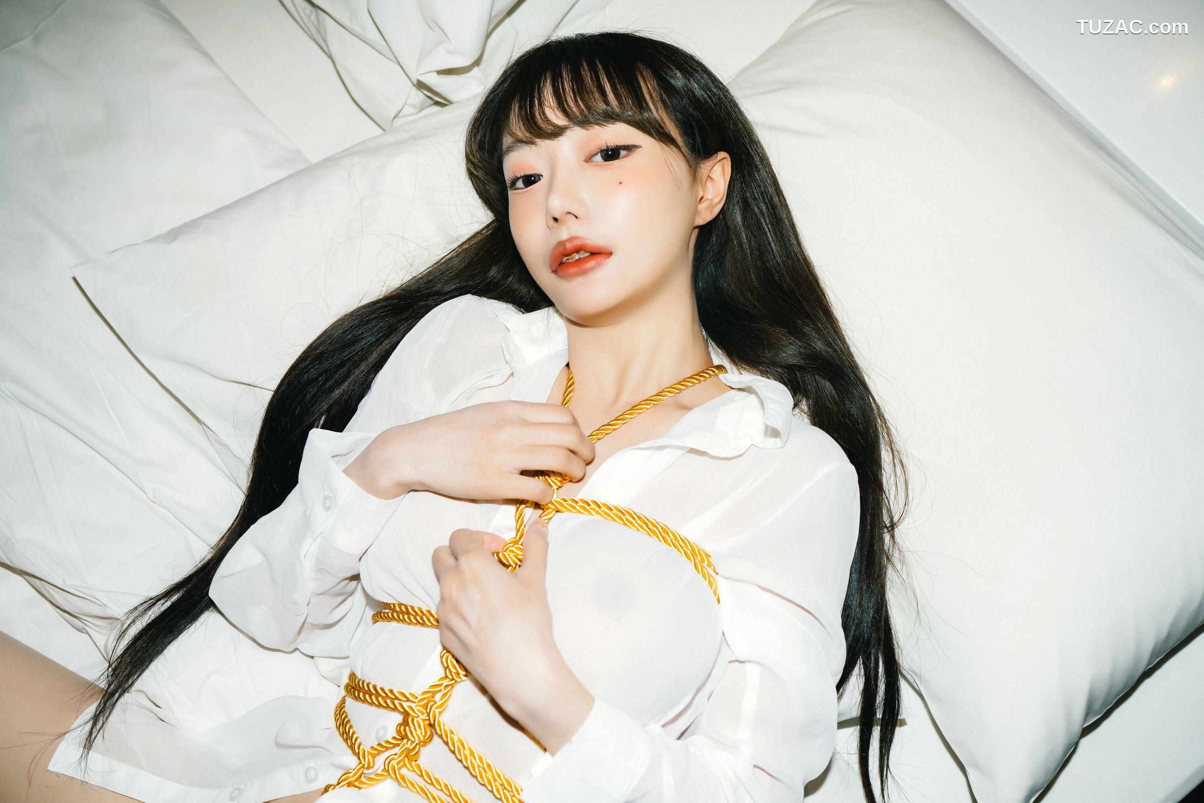 韩国美女-Jucy-黄绳捆绑-无圣光-Bondage--Restraint-S.ver-Moon-Night-Snap-Vol.3