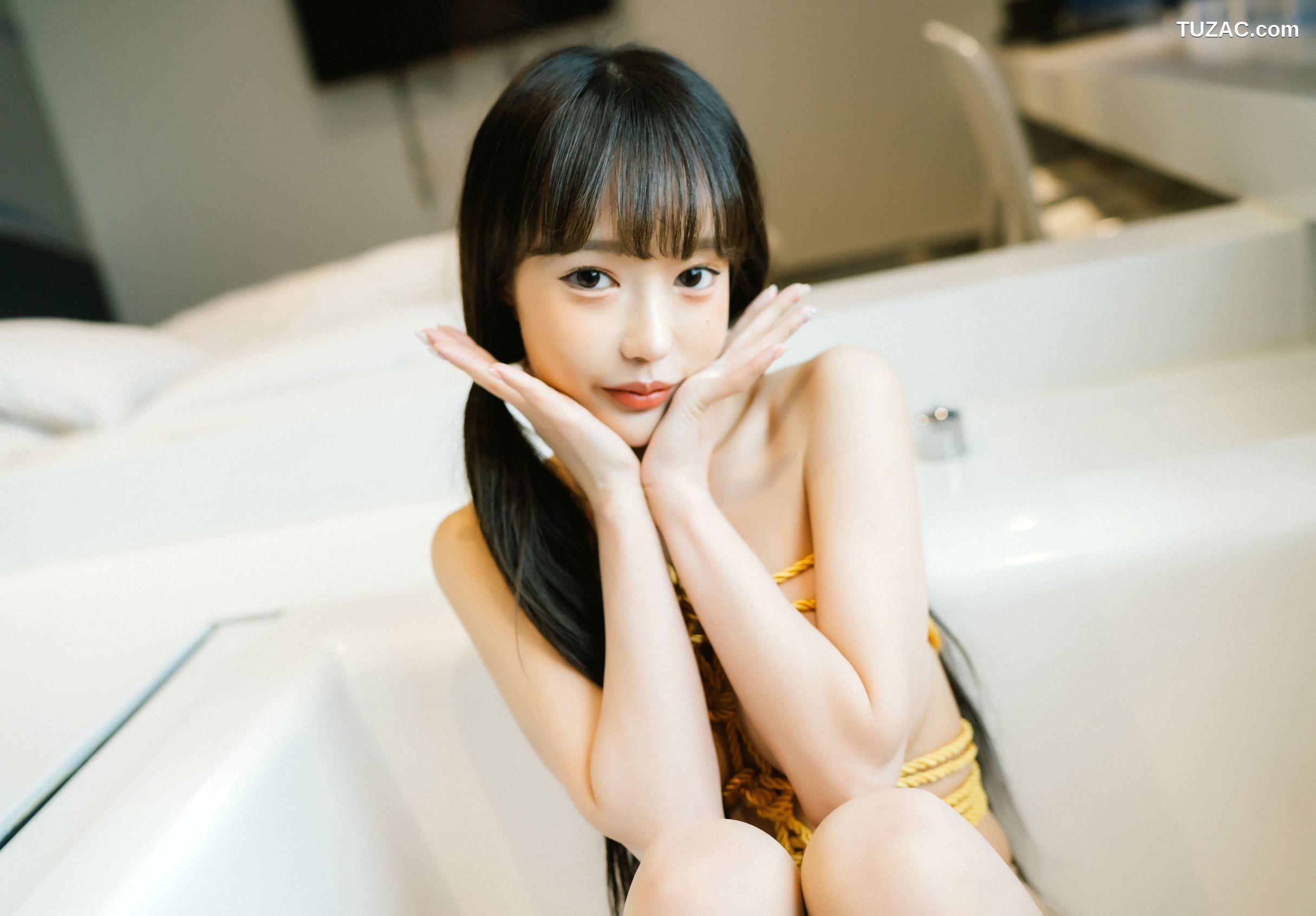 韩国美女-Jucy-黄绳捆绑-无圣光-Bondage--Restraint-S.ver-Moon-Night-Snap-Vol.3