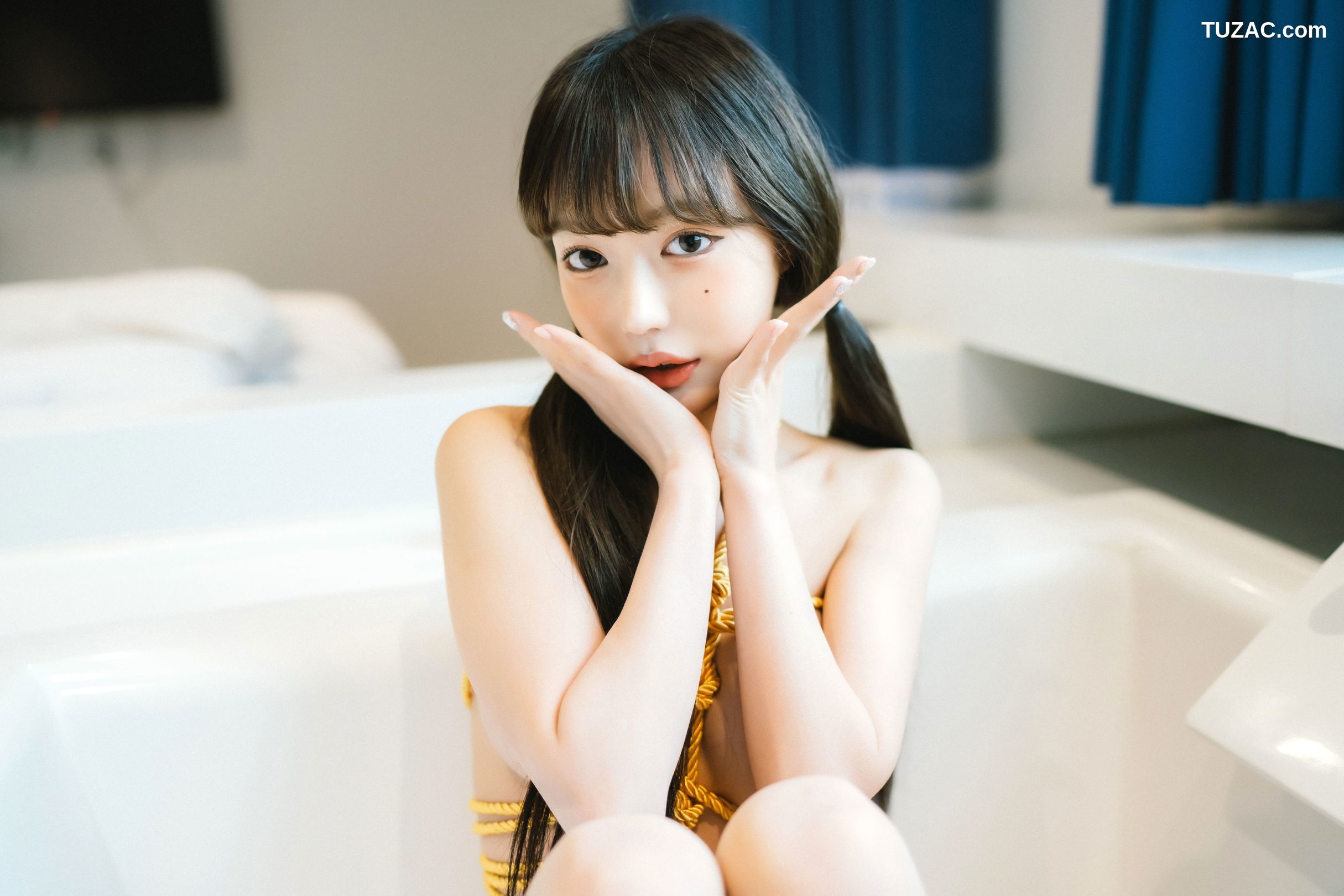 韩国美女-Jucy-黄绳捆绑-无圣光-Bondage--Restraint-S.ver-Moon-Night-Snap-Vol.3
