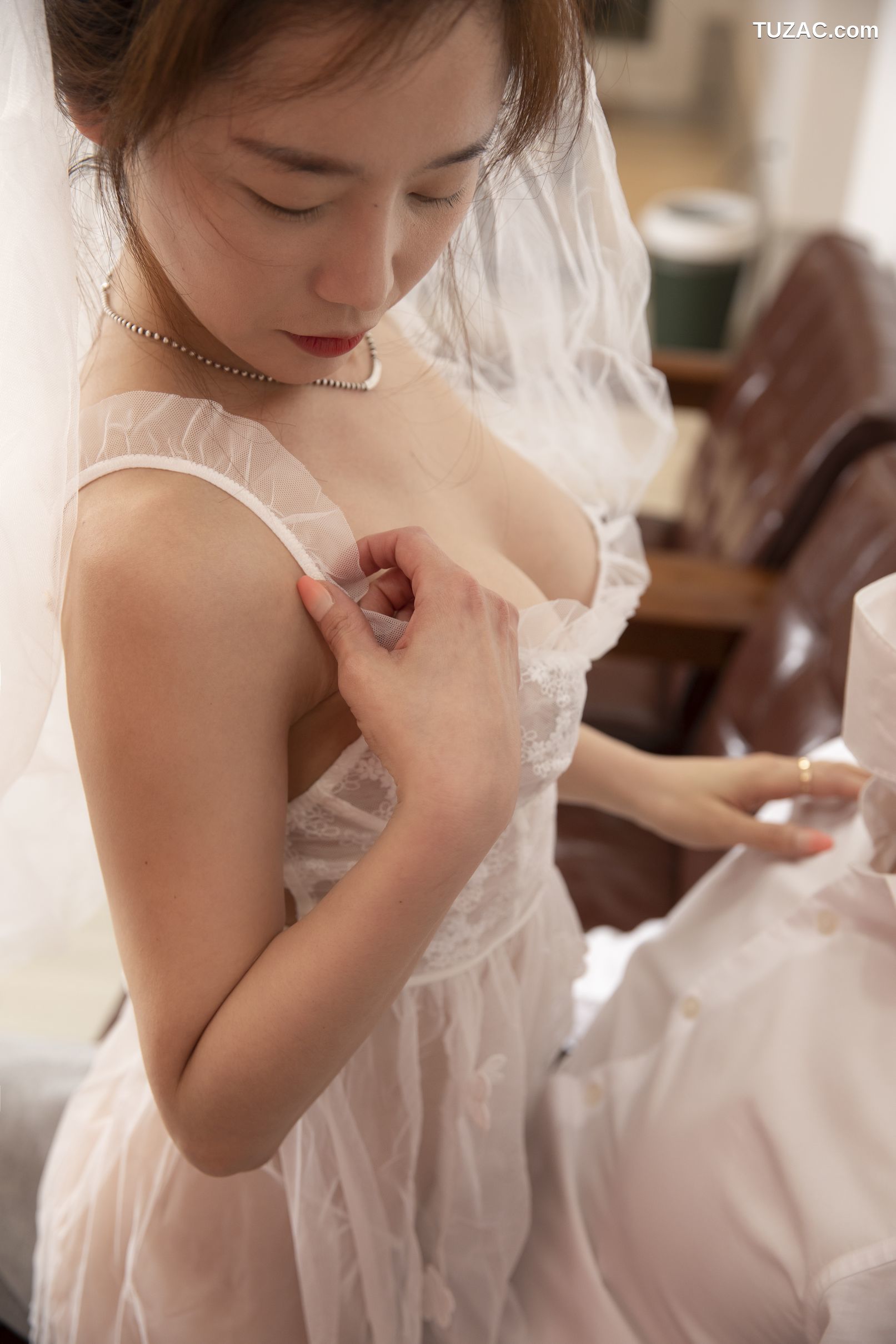 韩国美女-LeeHa-性感婚纱诱惑-A-Helper-Series-S5-BUNNY