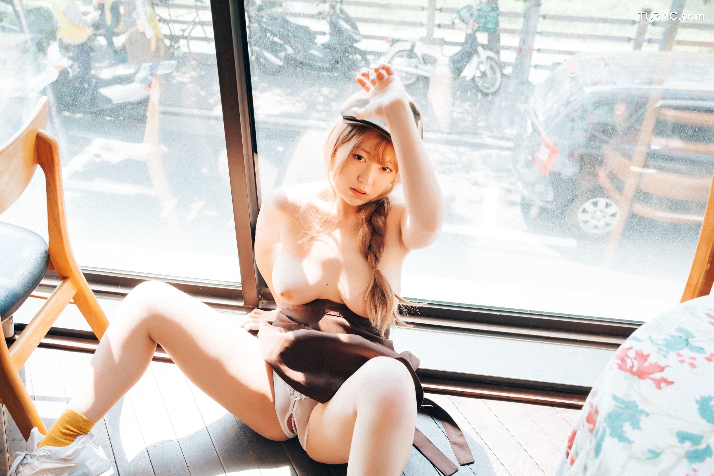韩国美女-Mozzi-모찌-咖啡店性感侍者-Cafe-Mozzi-无圣光-Loozy