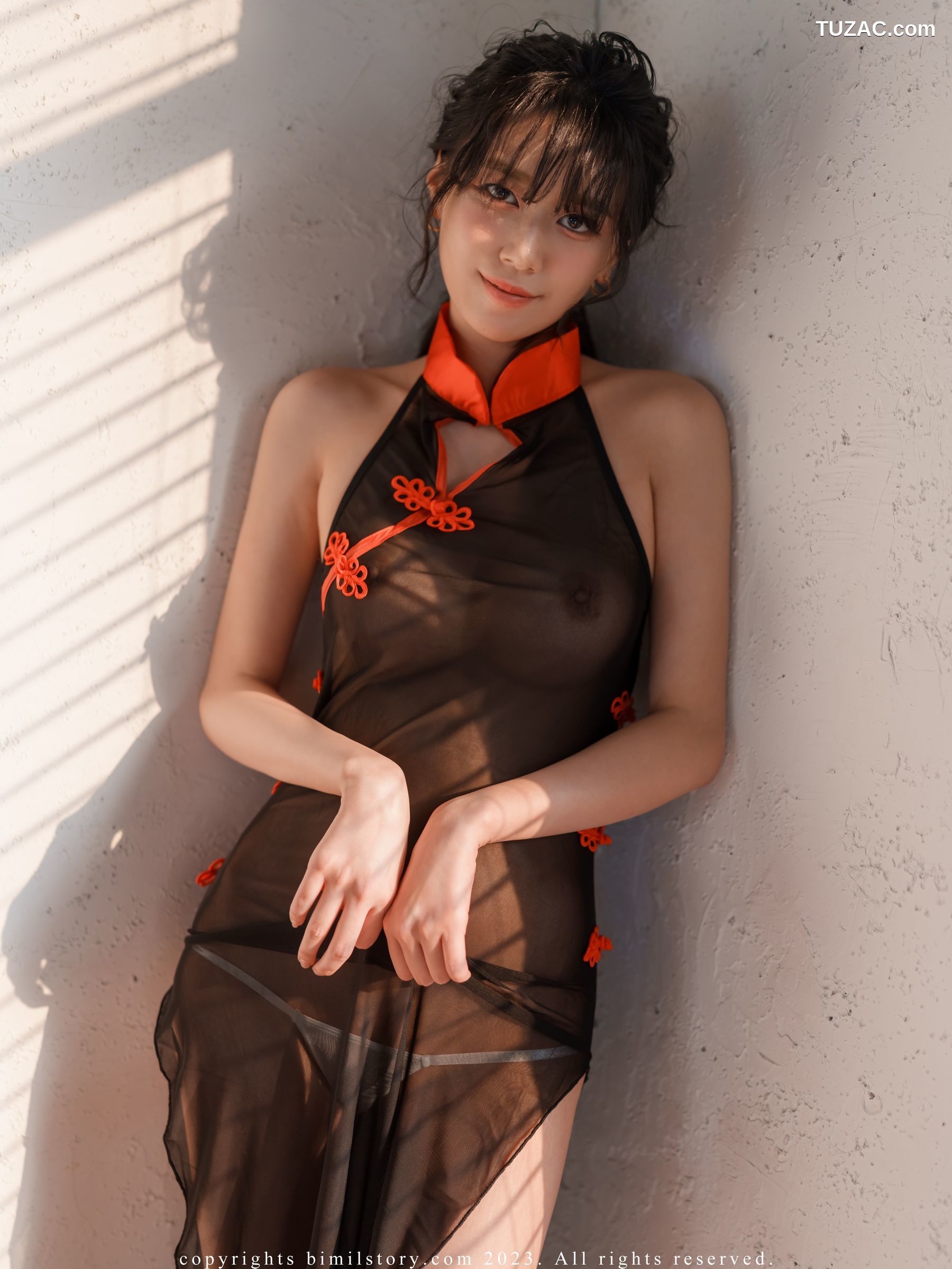 韩国美女-Nara-黑纱透视装-Vol.32-Transparent-Costume-And-See-through-Bimilstory