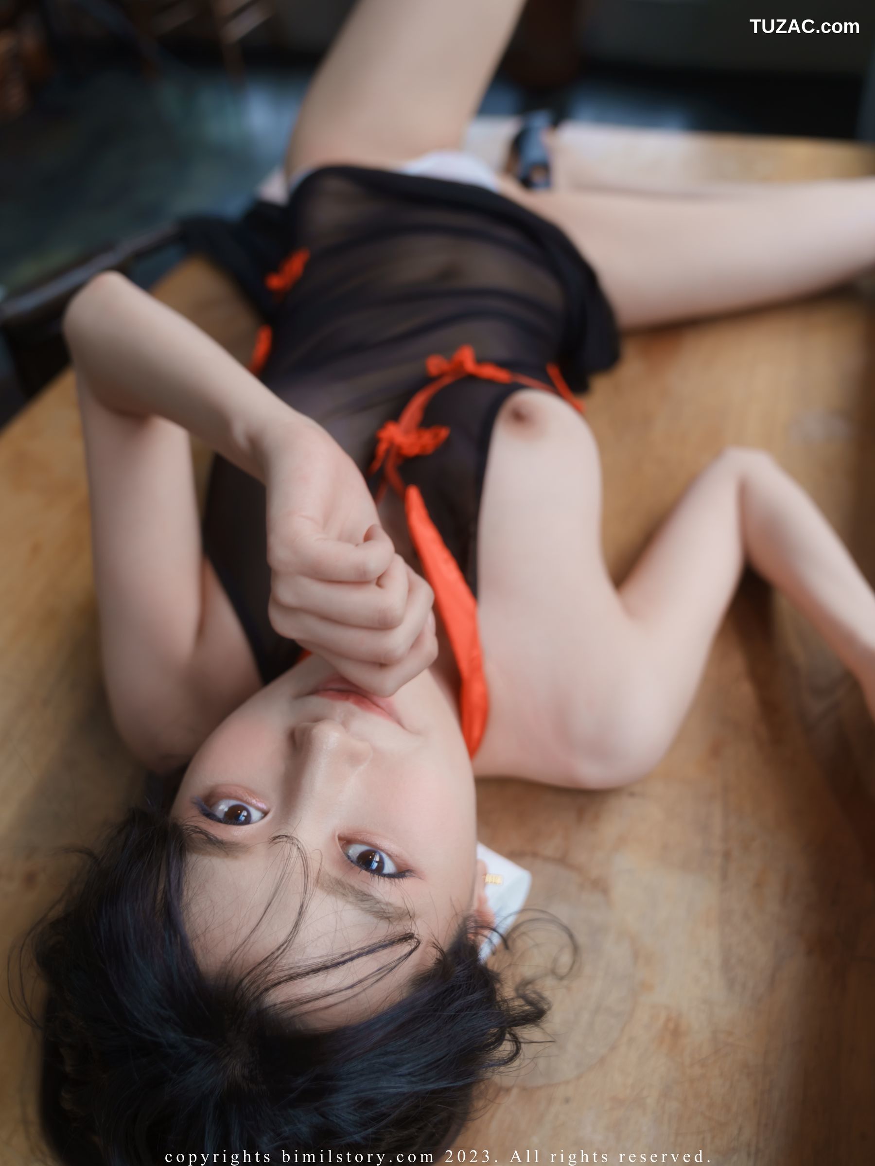 韩国美女-Nara-黑纱透视装-Vol.32-Transparent-Costume-And-See-through-Bimilstory