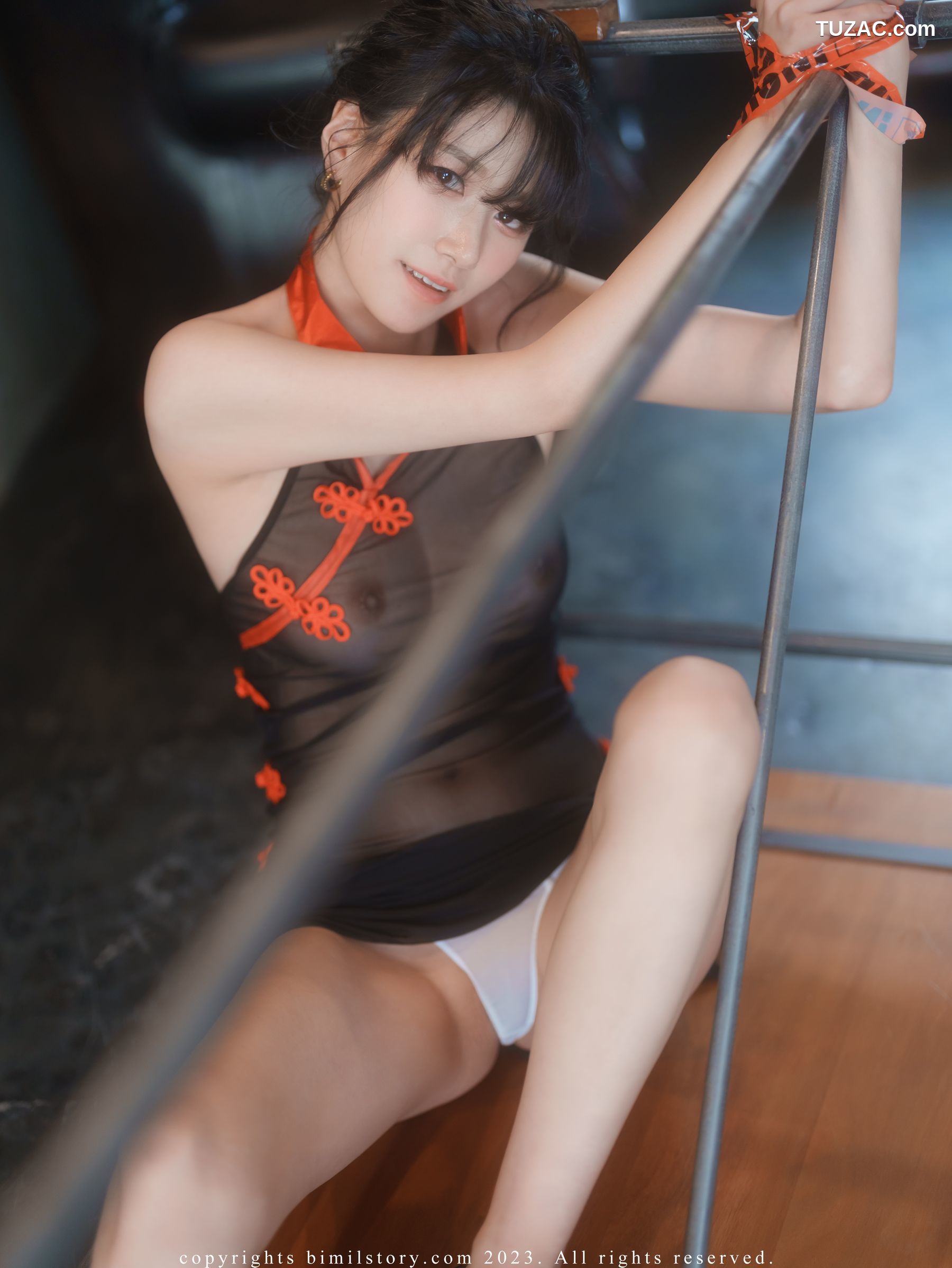 韩国美女-Nara-黑纱透视装-Vol.32-Transparent-Costume-And-See-through-Bimilstory