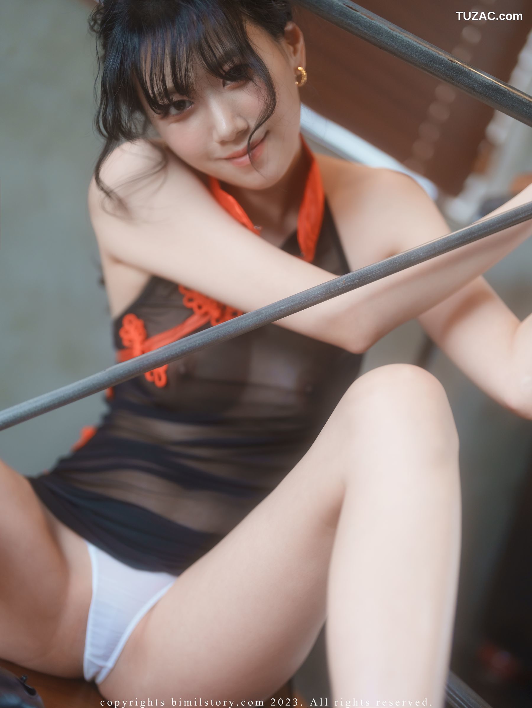 韩国美女-Nara-黑纱透视装-Vol.32-Transparent-Costume-And-See-through-Bimilstory