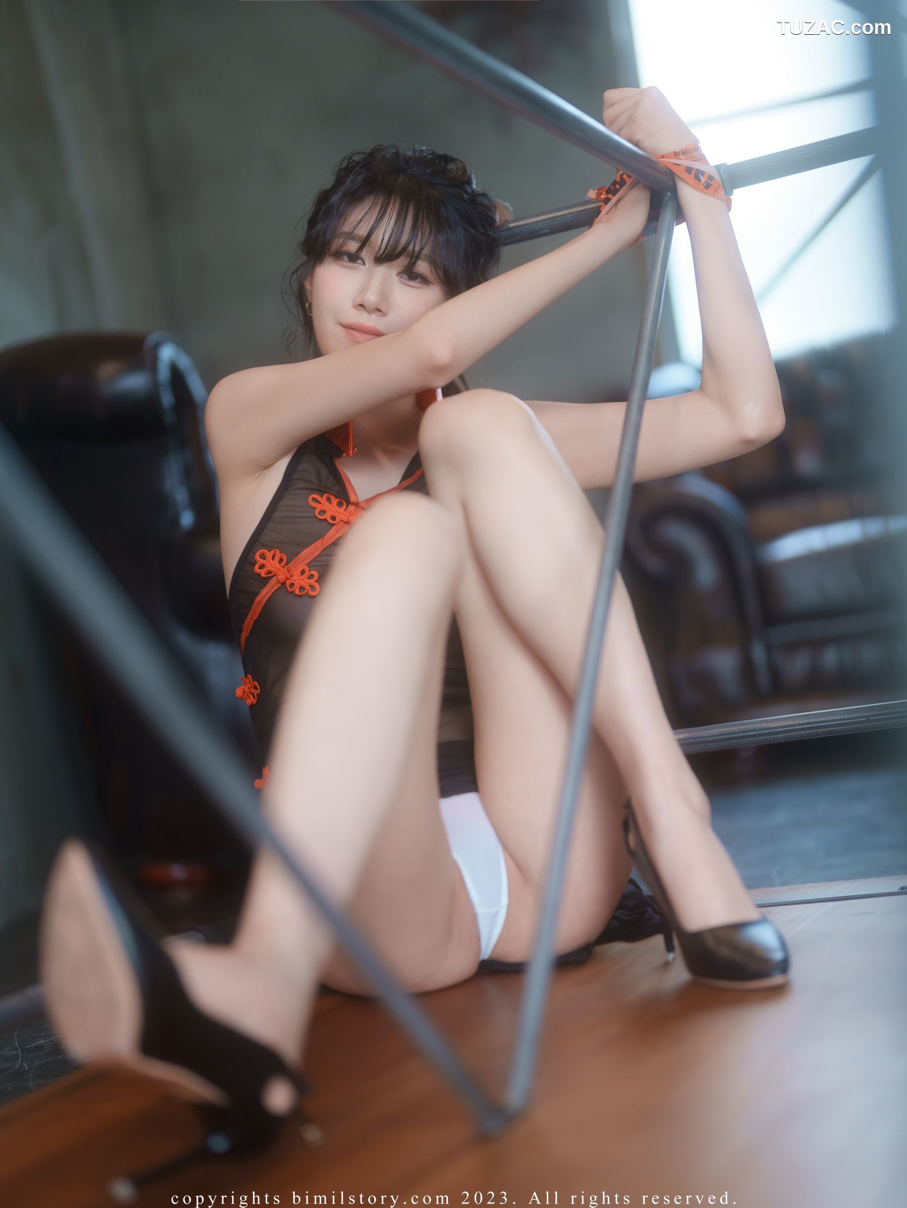韩国美女-Nara-黑纱透视装-Vol.32-Transparent-Costume-And-See-through-Bimilstory