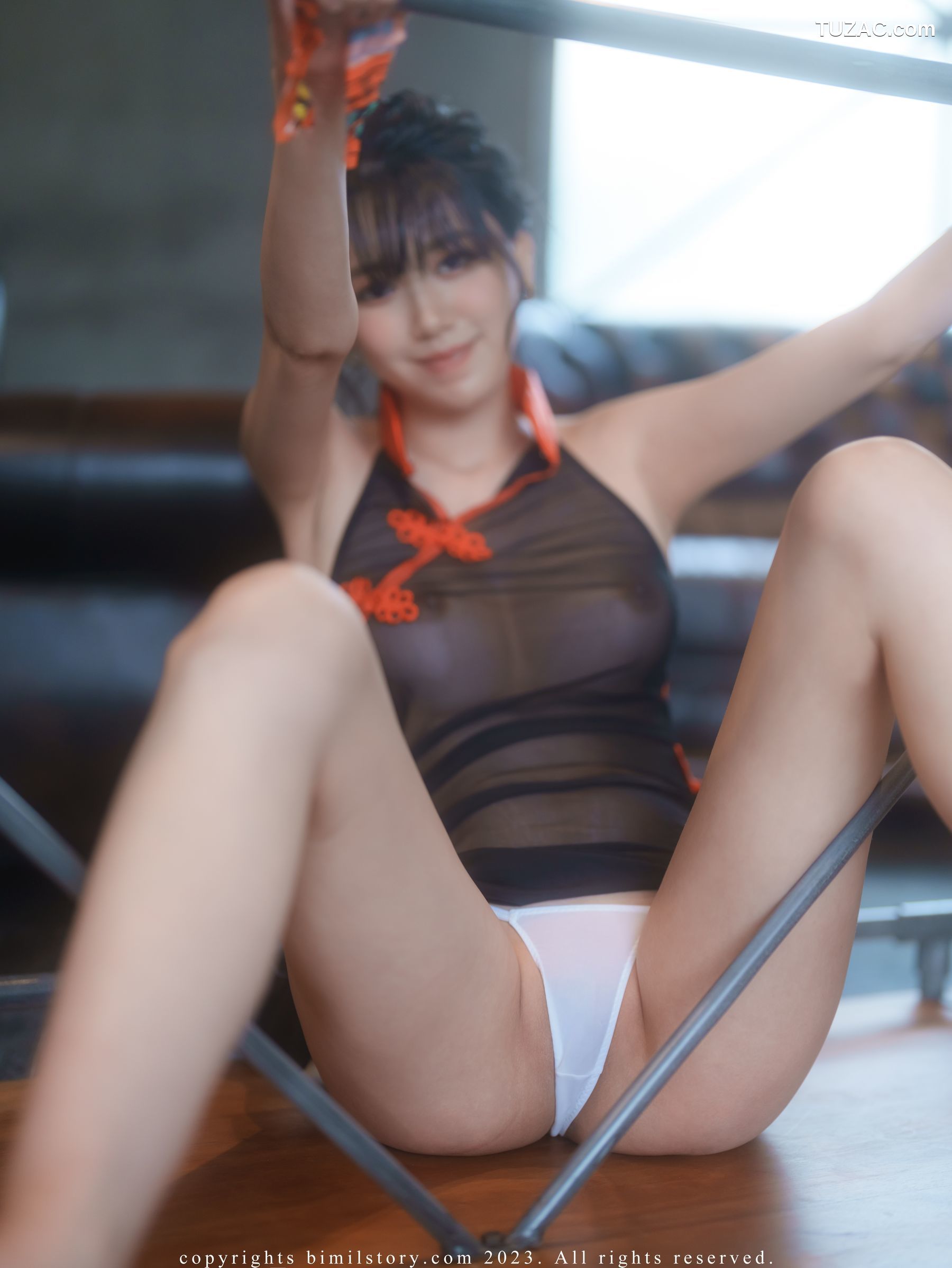 韩国美女-Nara-黑纱透视装-Vol.32-Transparent-Costume-And-See-through-Bimilstory