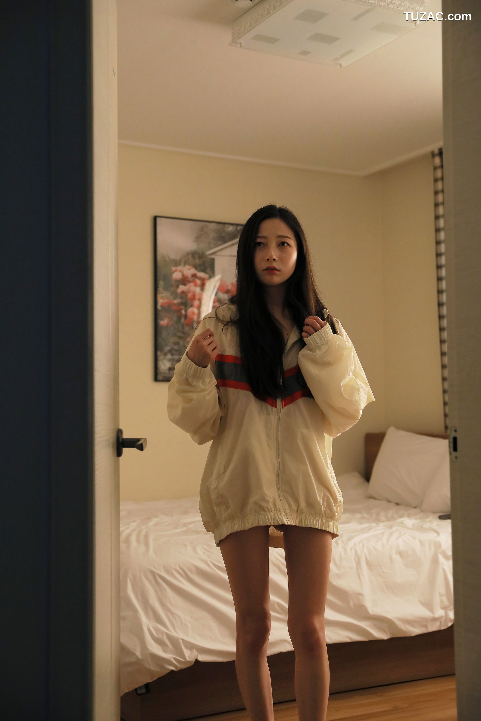 韩国美女-Risa-入侵-黑色情趣内衣绑缚-Invasion-BUNNY