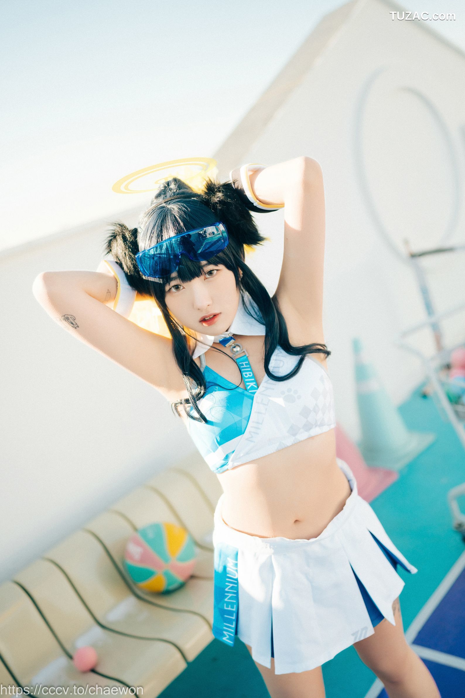 韩国美女-SonSon-Cosplay舰队收藏-响-Hibiki-for-adults-Loozy