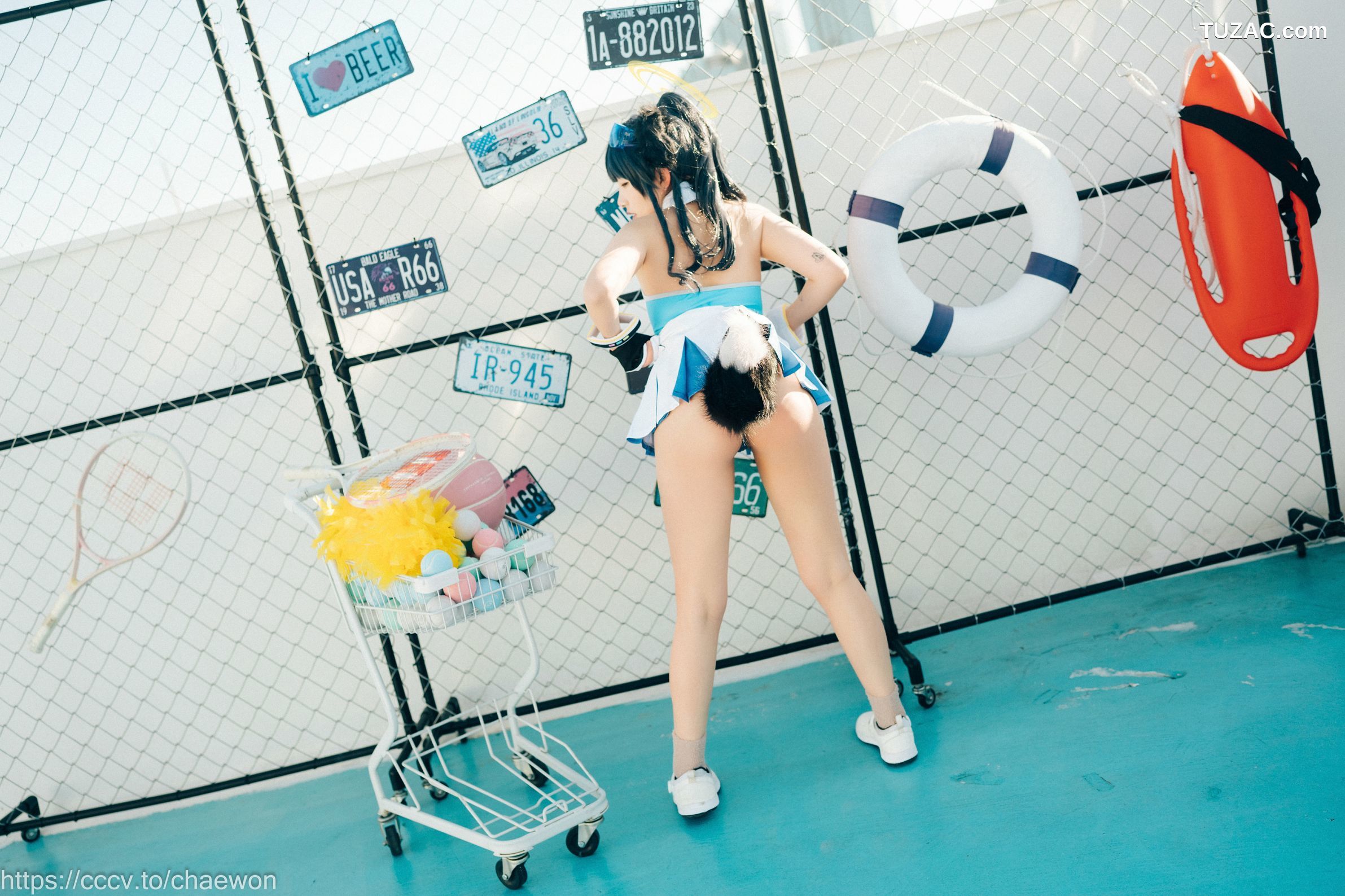 韩国美女-SonSon-Cosplay舰队收藏-响-Hibiki-for-adults-Loozy