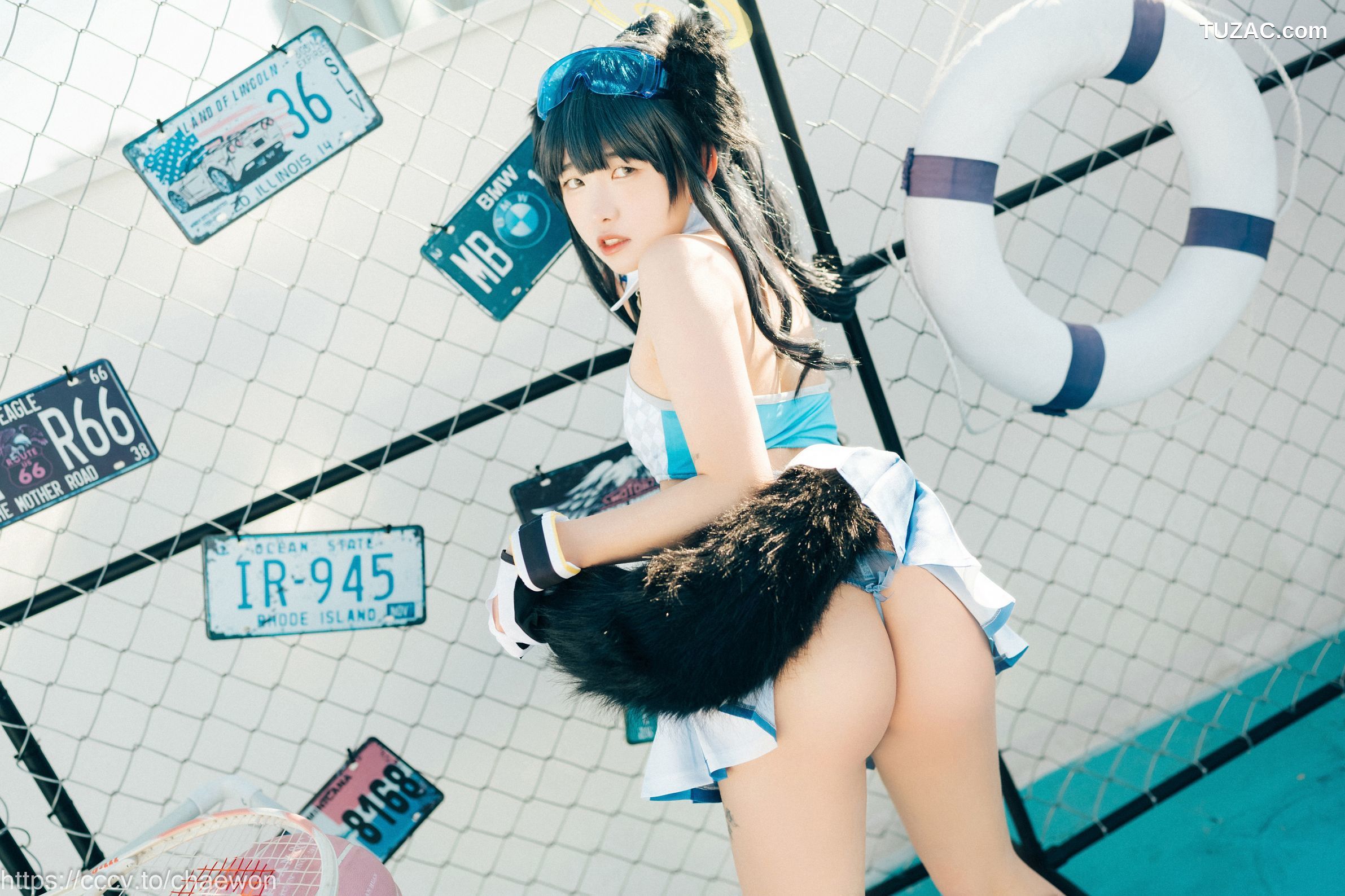 韩国美女-SonSon-Cosplay舰队收藏-响-Hibiki-for-adults-Loozy