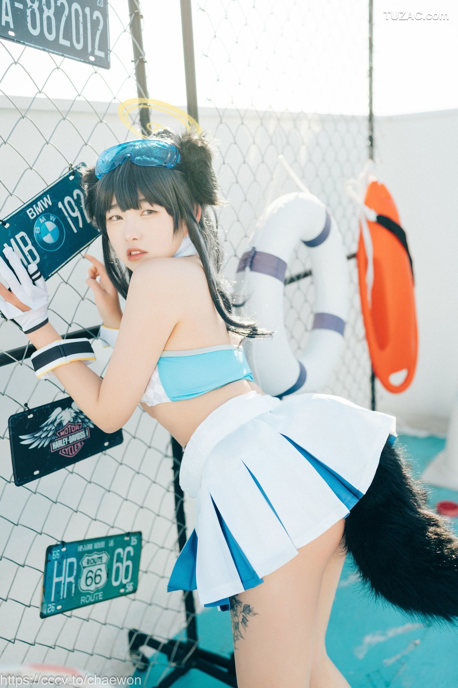 韩国美女-SonSon-Cosplay舰队收藏-响-Hibiki-for-adults-Loozy